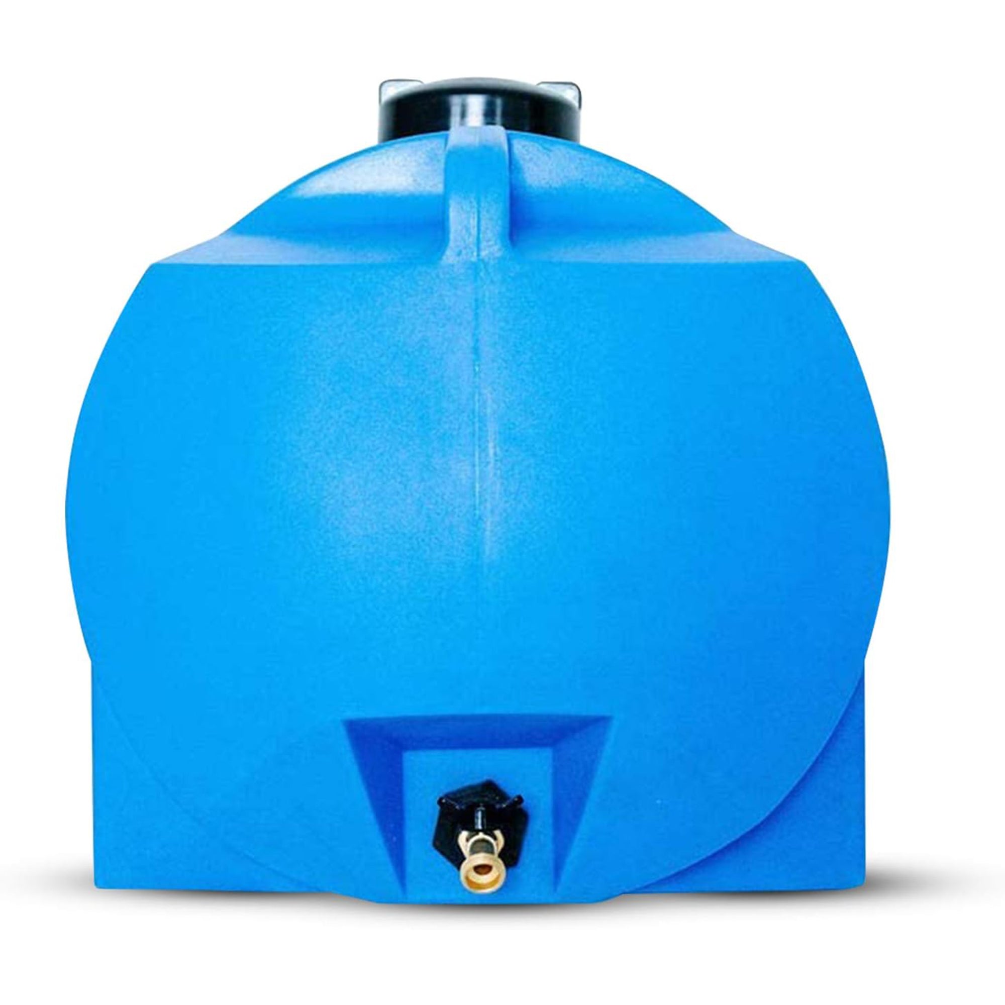 WaterPrepared 35 Gal Water Tank w/ Large Cap, Brass Spigot & Handles (2 Pack) - Smart-nests