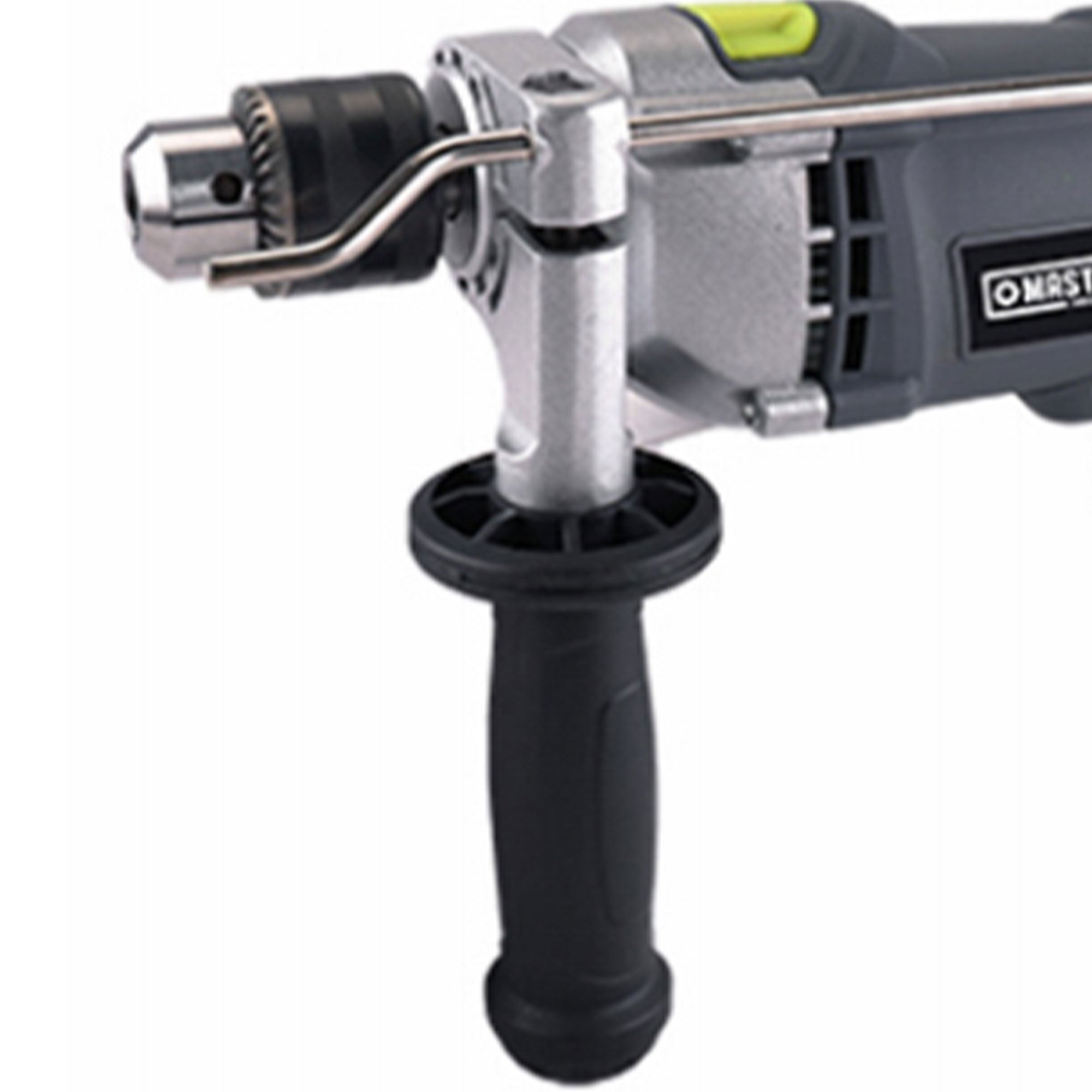 Master Mechanic 7.5 Amp 0.5 Inch Hammer Drill w/ Soft Grip Handle & Metal Gauge - Smart-nests