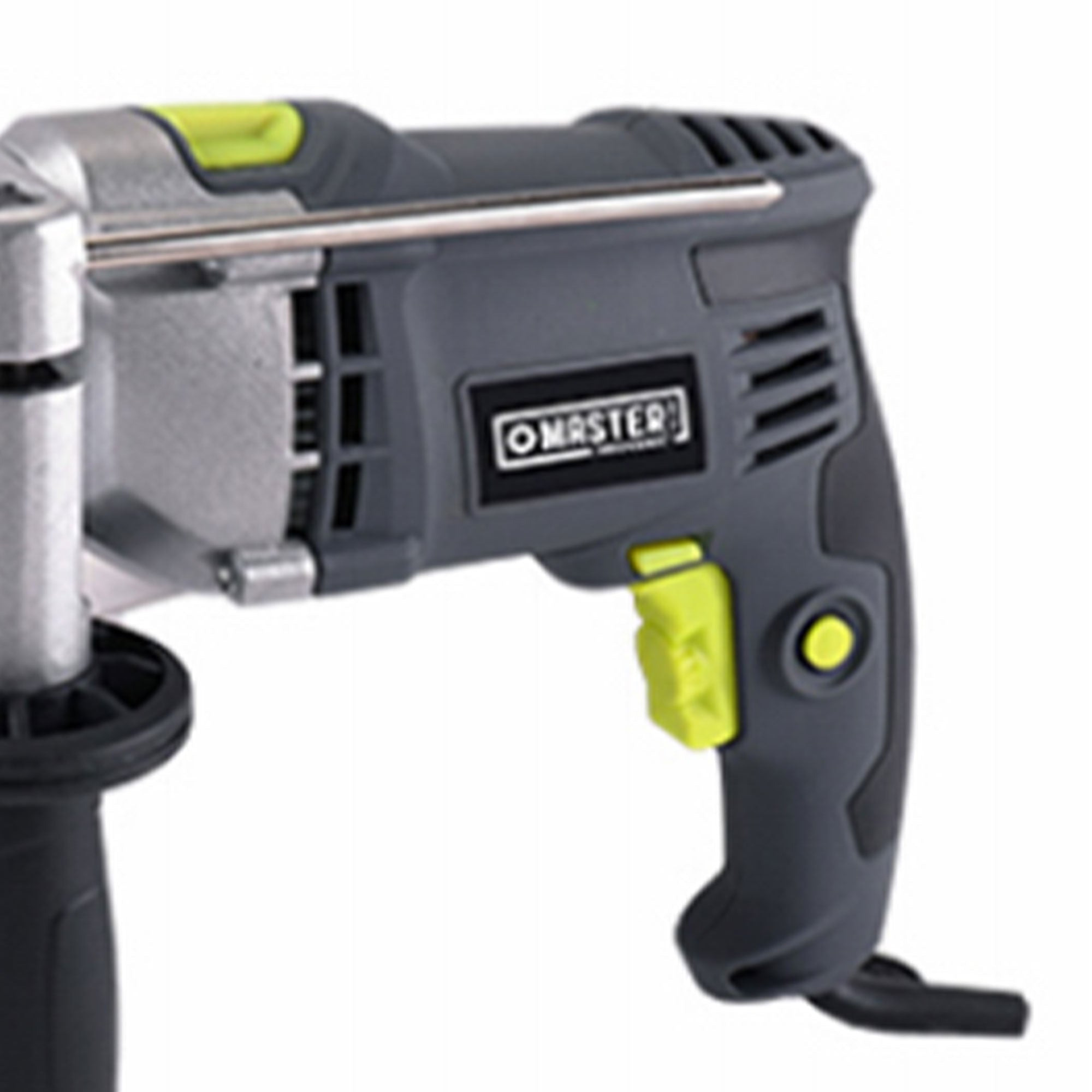 Master Mechanic 7.5 Amp 0.5 Inch Hammer Drill w/ Soft Grip Handle & Metal Gauge - Smart-nests