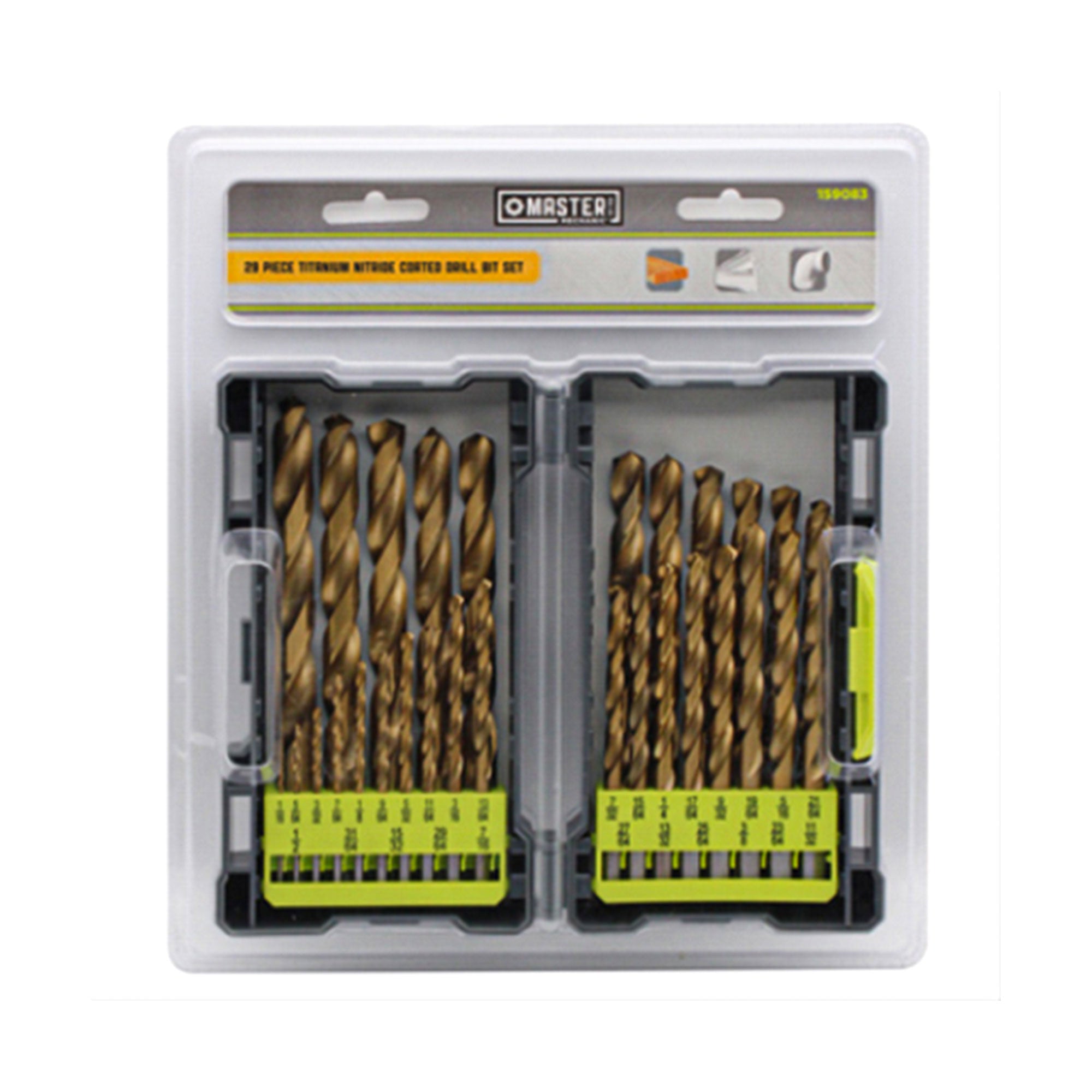 Master Mechanic 29 Piece Quick Change Titanium Coated Bit Set for Home Tools - Smart-nests