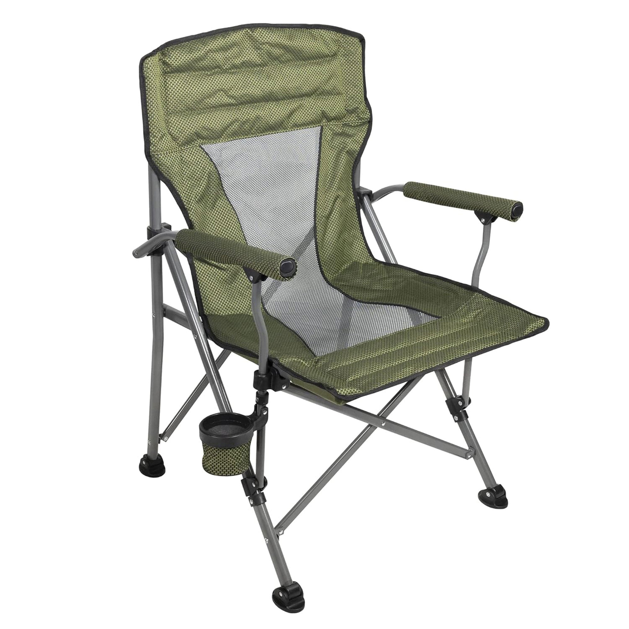 Four Seasons Courtyard Quad Sports Oversized Folding Arm Chairs, 4 Pack, Green - Smart-nests