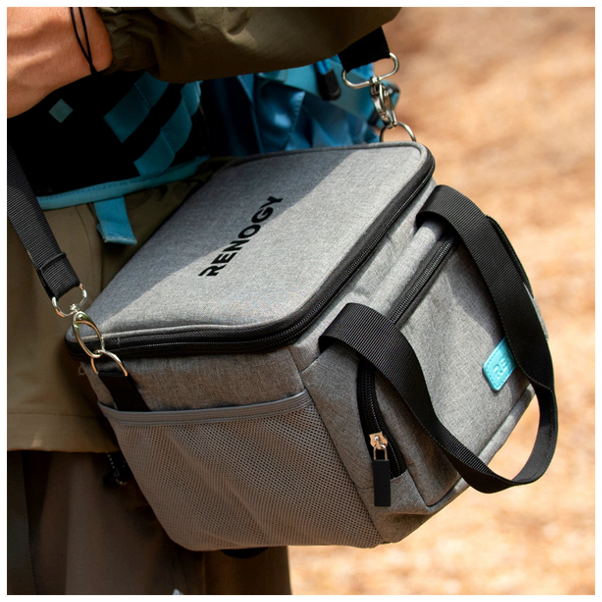 Renogy Carrying Bag with Handle and Strap, for Portable Power Station 200, Gray - Smart-nests