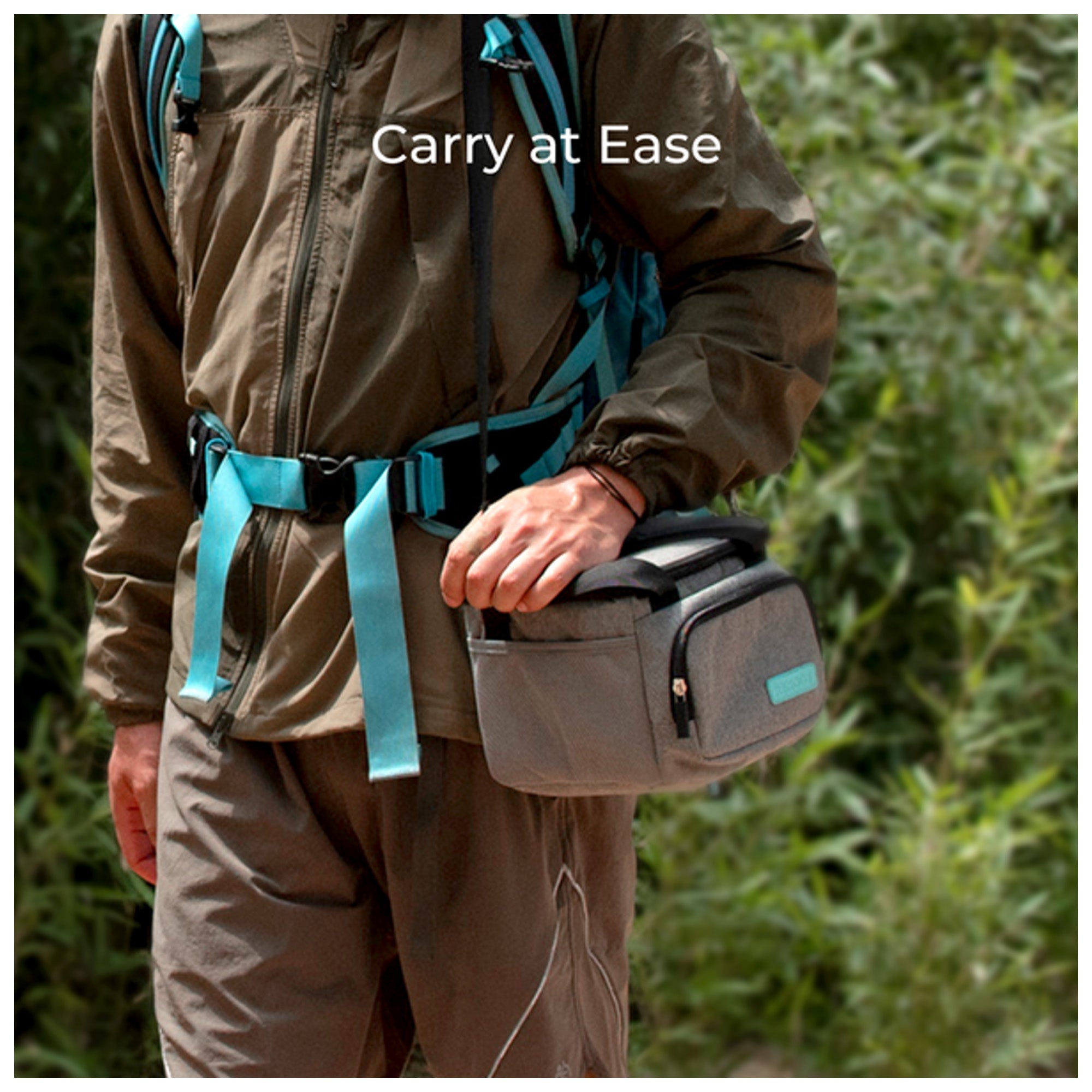 Renogy Carrying Bag with Handle and Strap, for Portable Power Station 200, Gray - Smart-nests