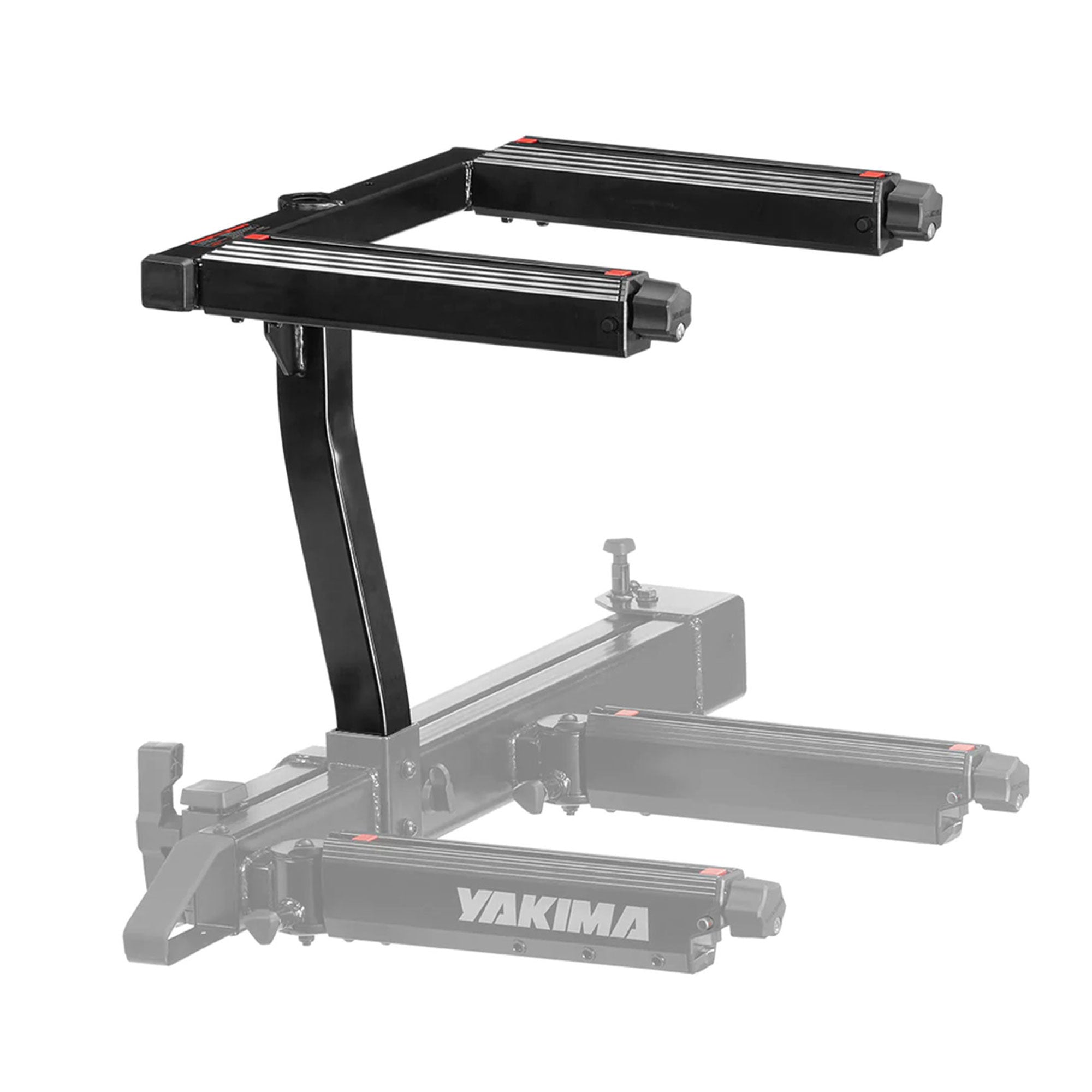 Yakima EXO SwingBase Hitch Base Rack with GearLocker Cargo Box and TopShelf Rack - Smart-nests