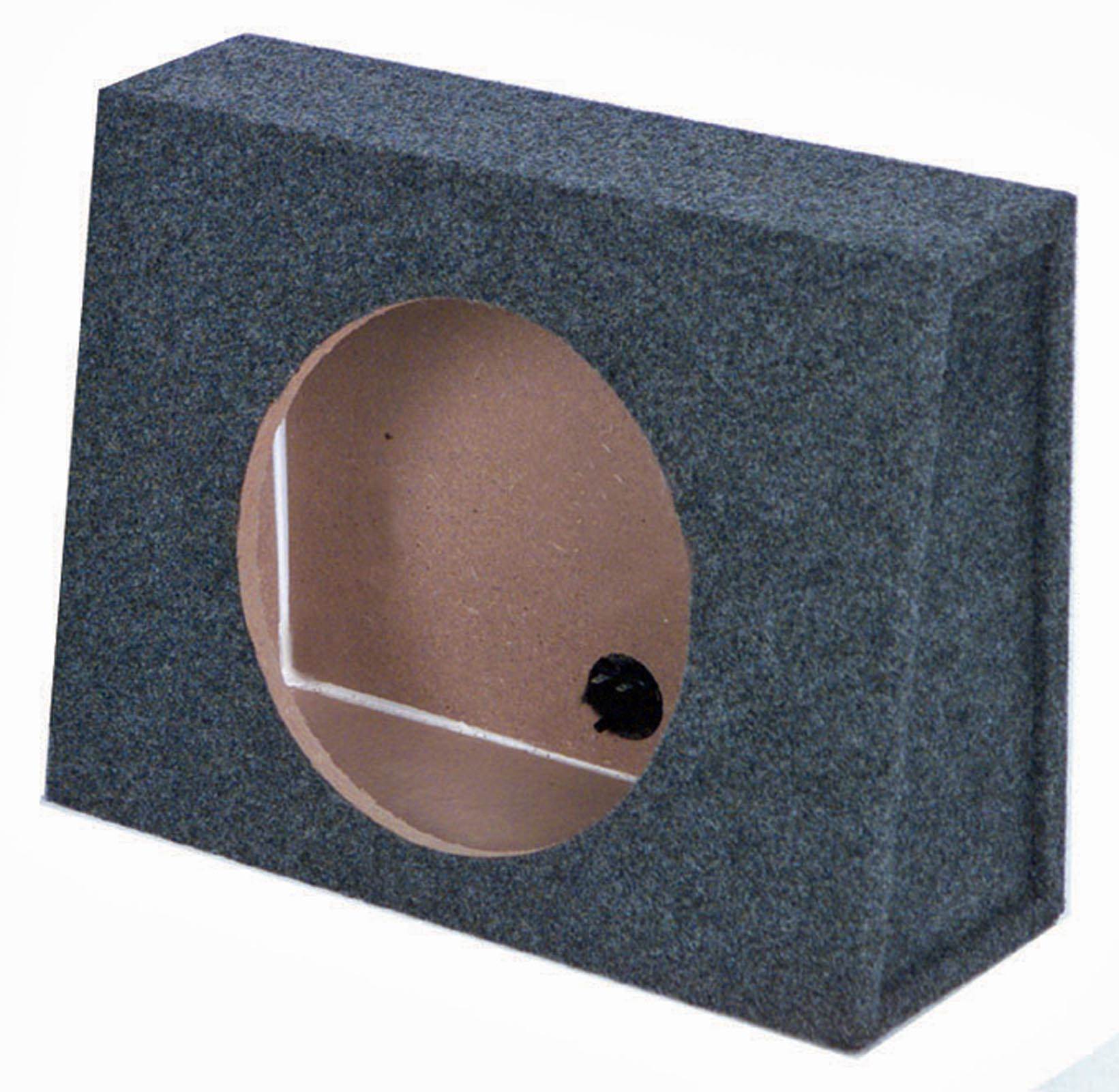 QPower QTW10 Single 10" Sealed Car Audio Subwoofer Sub Box Enclosures (2 Pack) - Smart-nests
