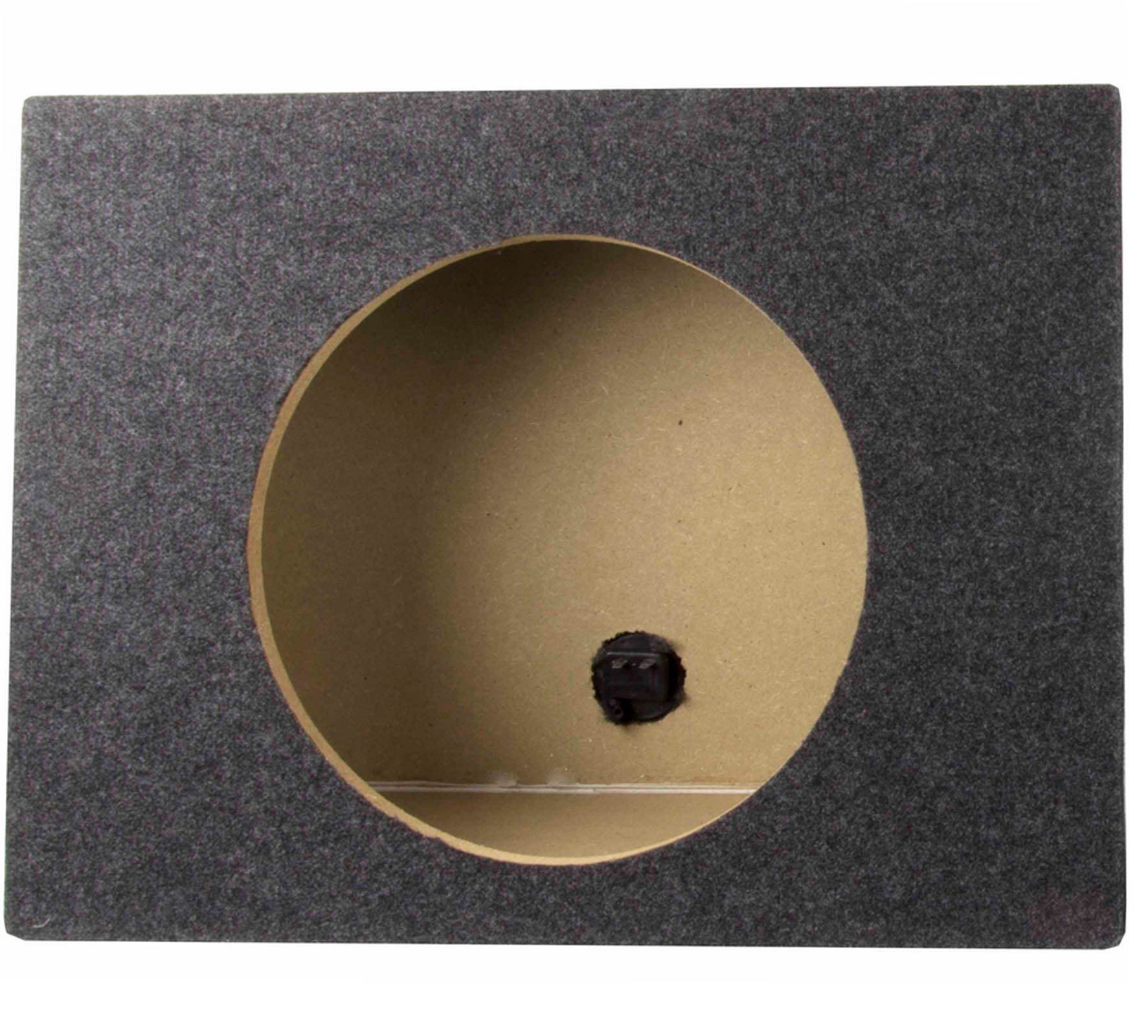 QPower QTW10 Single 10" Sealed Car Audio Subwoofer Sub Box Enclosures (2 Pack) - Smart-nests
