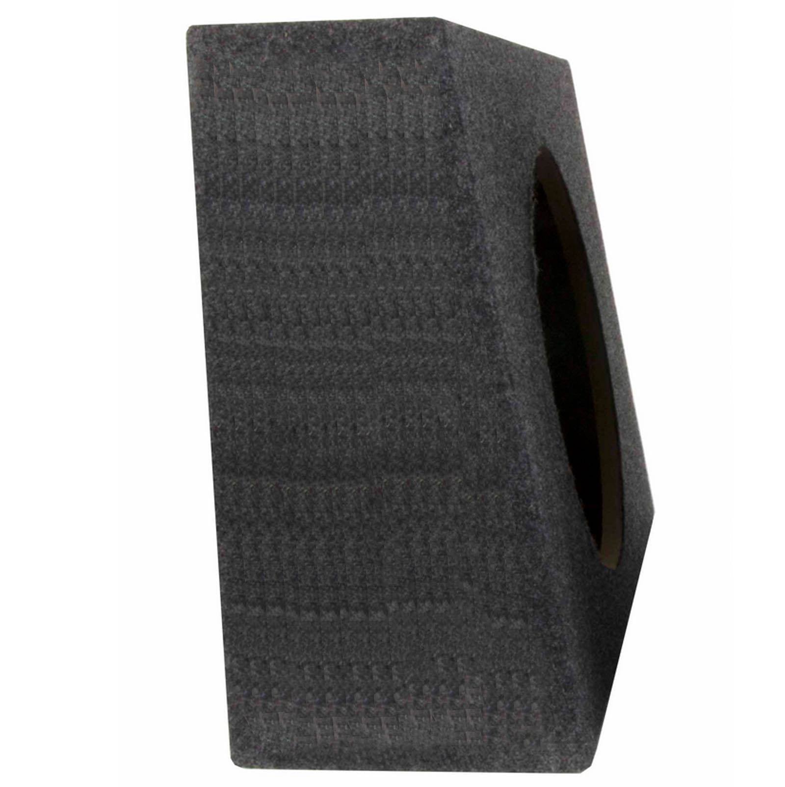 QPower QTW10 Single 10" Sealed Car Audio Subwoofer Sub Box Enclosures (2 Pack) - Smart-nests