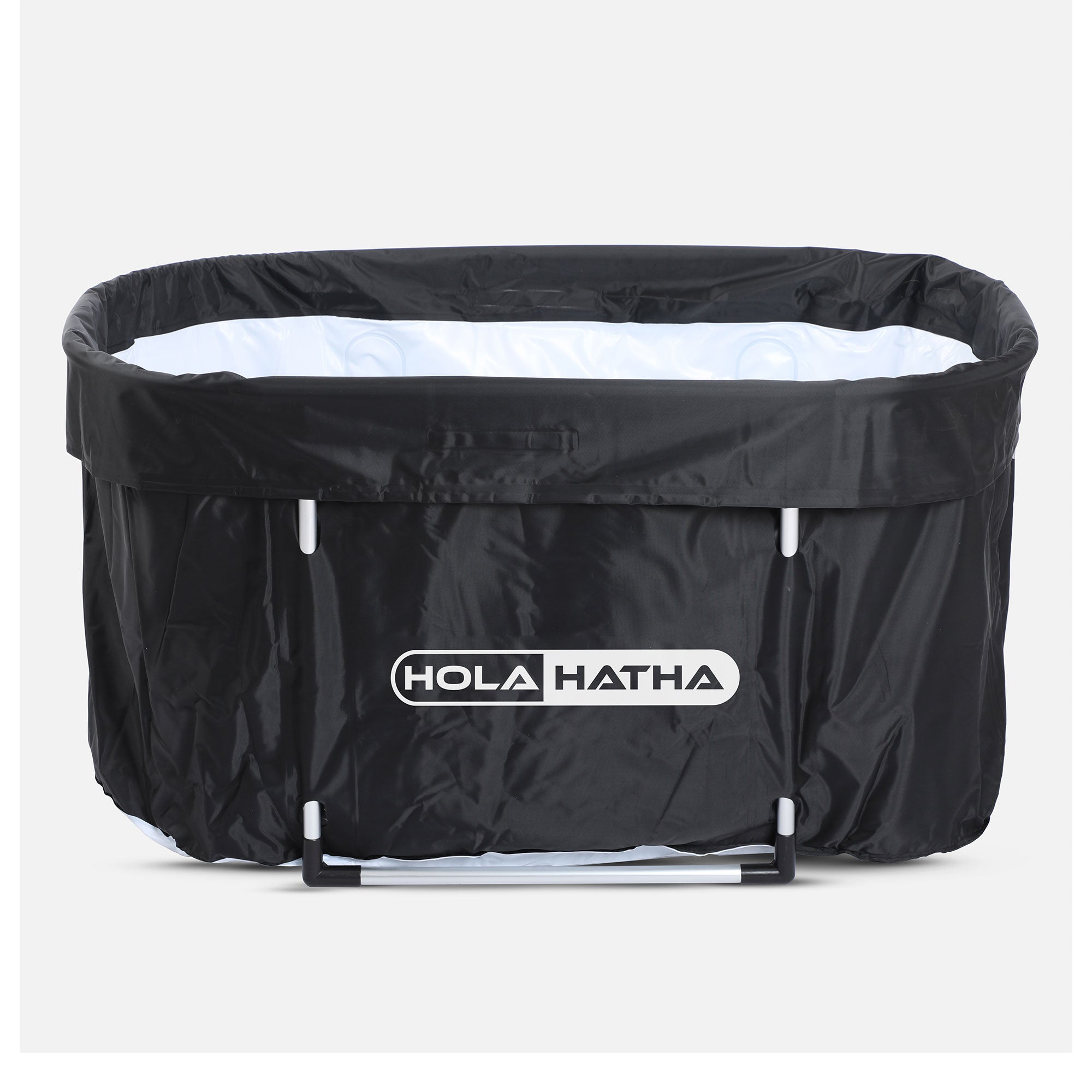 HolaHatha 129 Gal Ice Bath Tub, Portable Hot/Cold Water Plunge Tub with Lid - Smart-nests