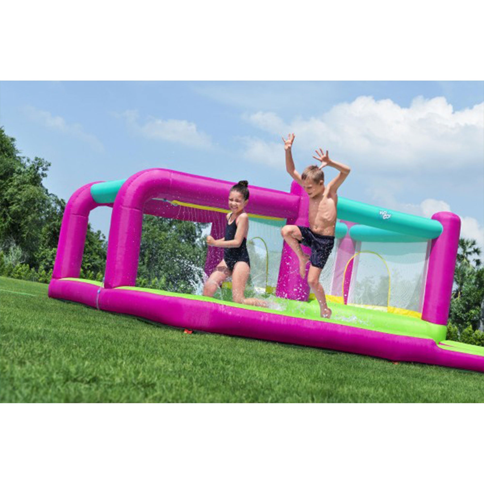 Bestway H2OGO! Bouncin' Bay Kids Inflatable Mega Water Park Outdoor Splash Pool - Smart-nests