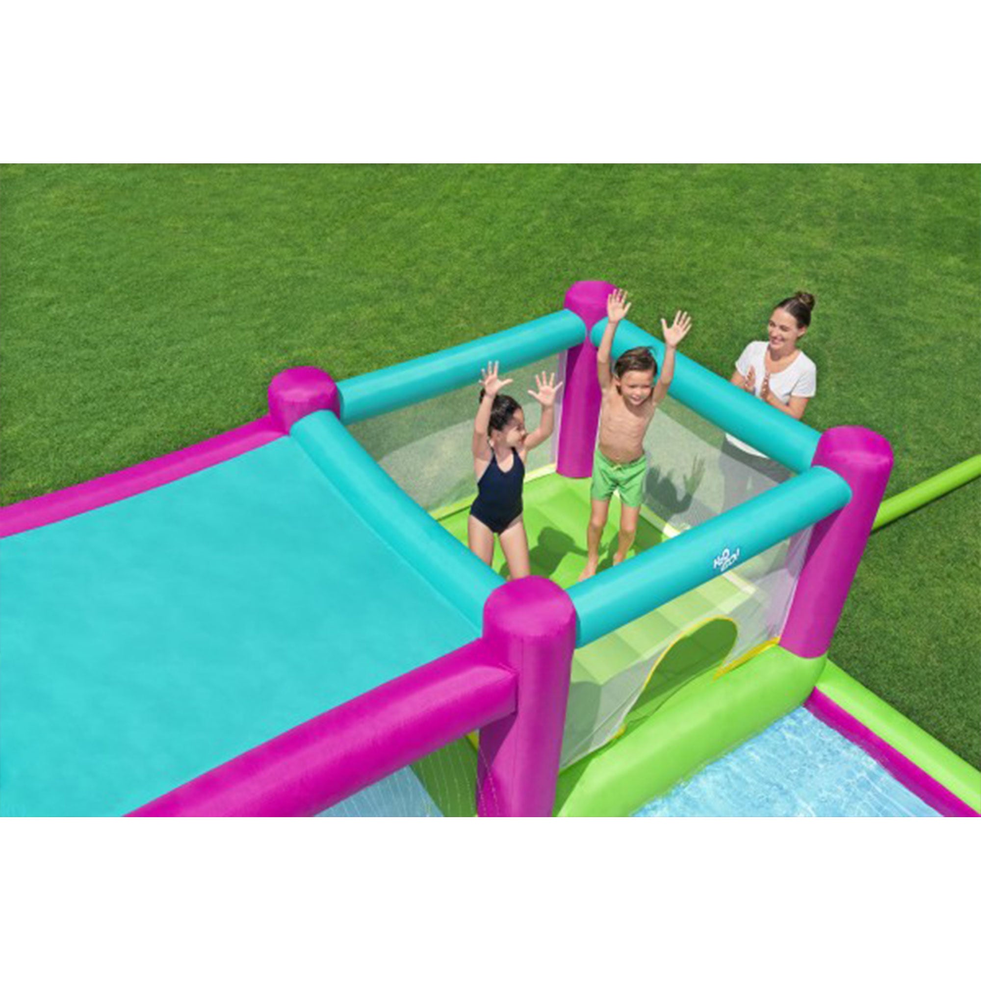 Bestway H2OGO! Bouncin' Bay Kids Inflatable Mega Water Park Outdoor Splash Pool - Smart-nests
