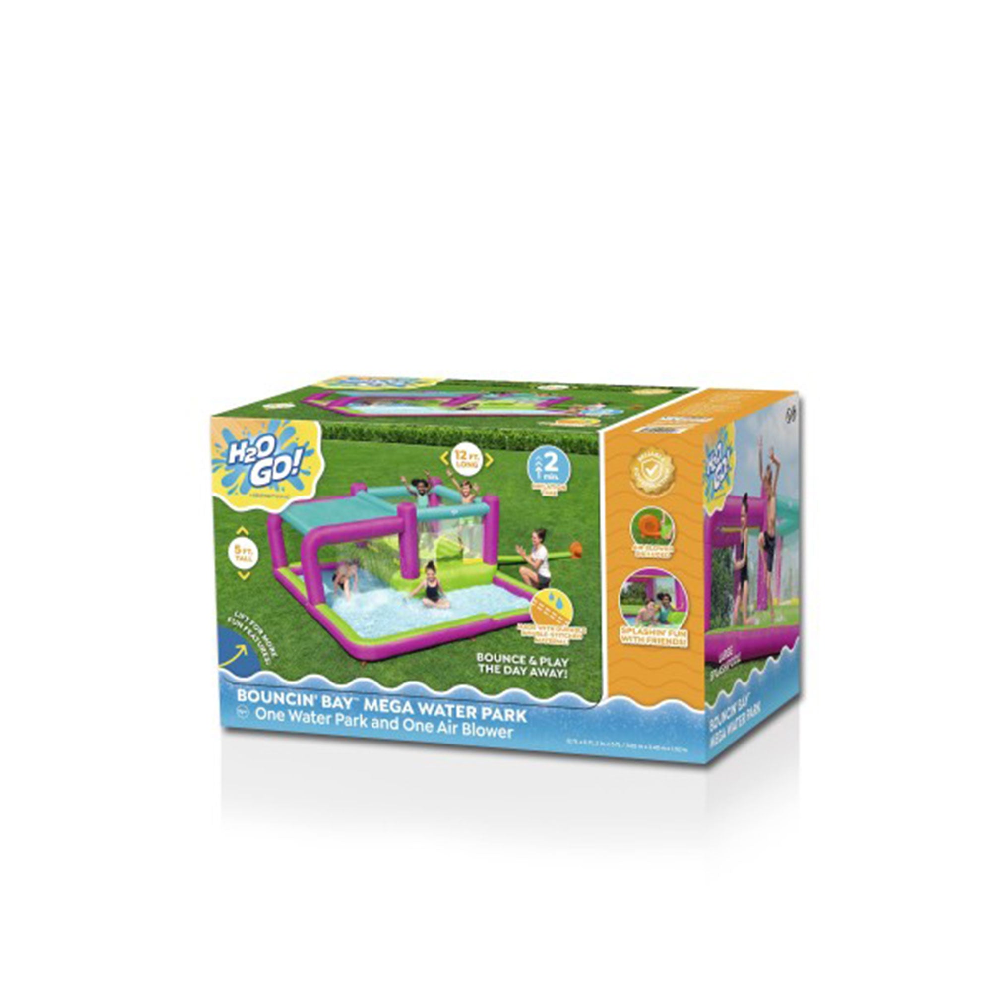 Bestway H2OGO! Bouncin' Bay Kids Inflatable Mega Water Park Outdoor Splash Pool - Smart-nests