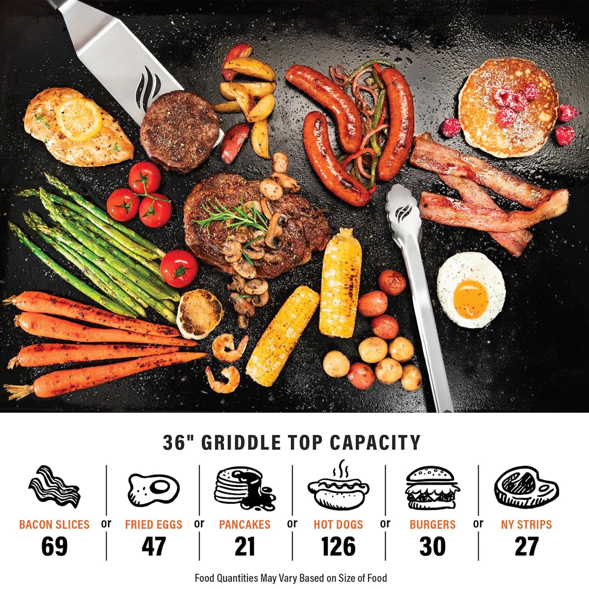 Blackstone 36" Omnivore Griddle w/ Hard Cover, Propane Gas Outdoor Cooking Stove - Smart-nests