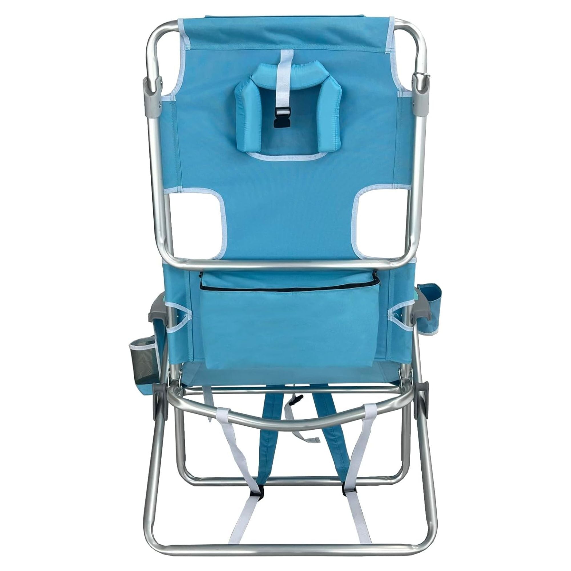 Deltess Ostrich 3 In 1 Portable Chair Cooler Bag & Reclining Lounger, Light Blue - Smart-nests