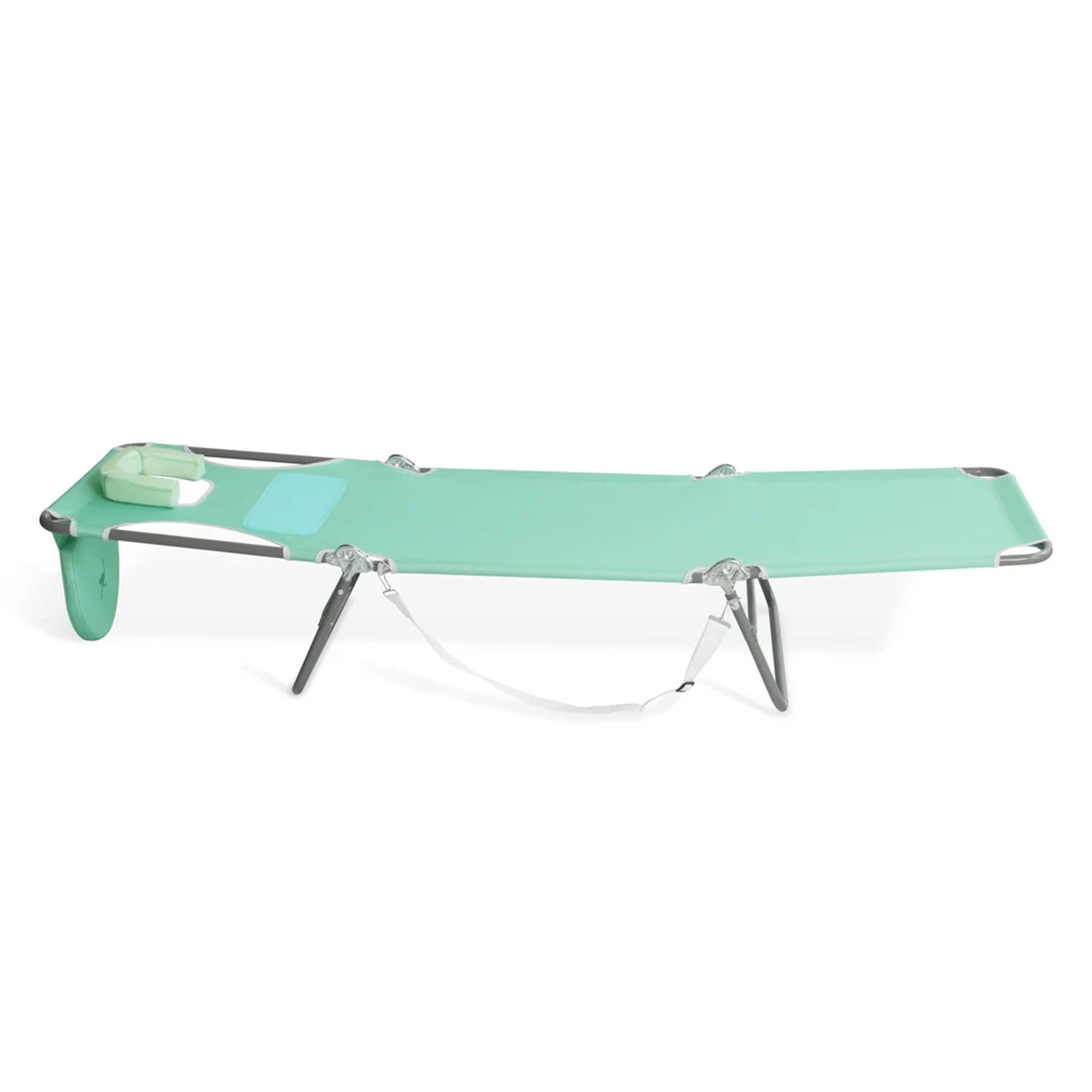 Ostrich Ladies Comfort Lounger, Foldable Beach Camping Pool Tanning Chair, Aqua