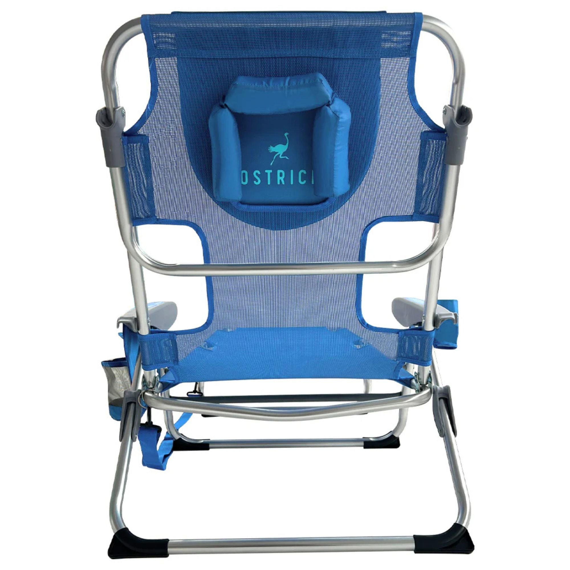 Ostrich Margate Chaise Lounge, Facedown Beach Camping Pool Tanning Chair, Blue - Smart-nests