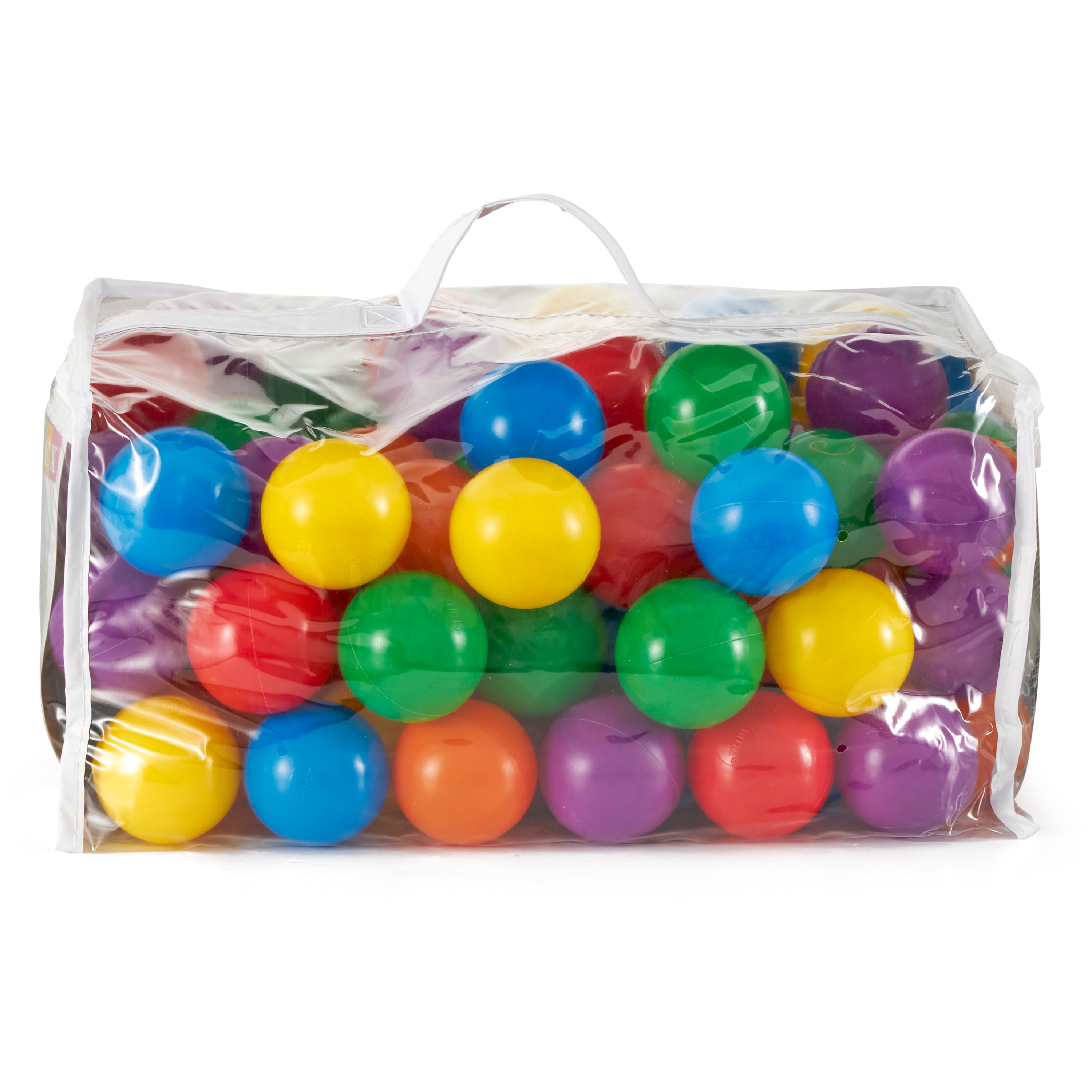 100-Pack Intex Small Plastic Multi-Colored Fun Ballz For A Ball Pit (Used) - Smart-nests