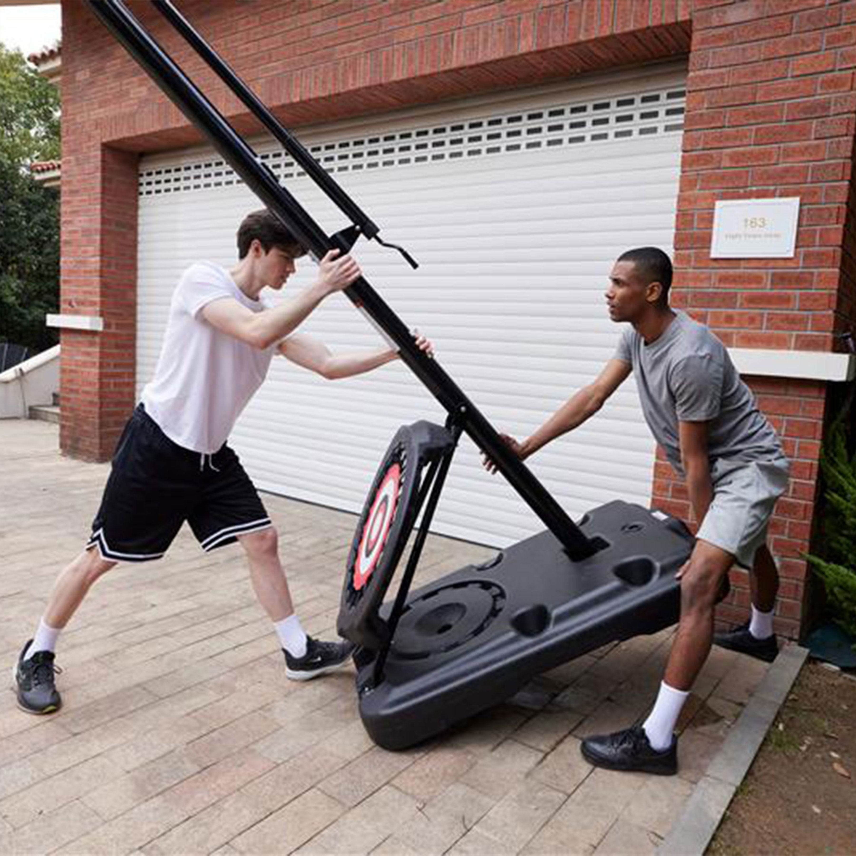 IE Sports Portable Basketball Hoop, Adjustable Height, 44" Backboard & Rebounder - Smart-nests