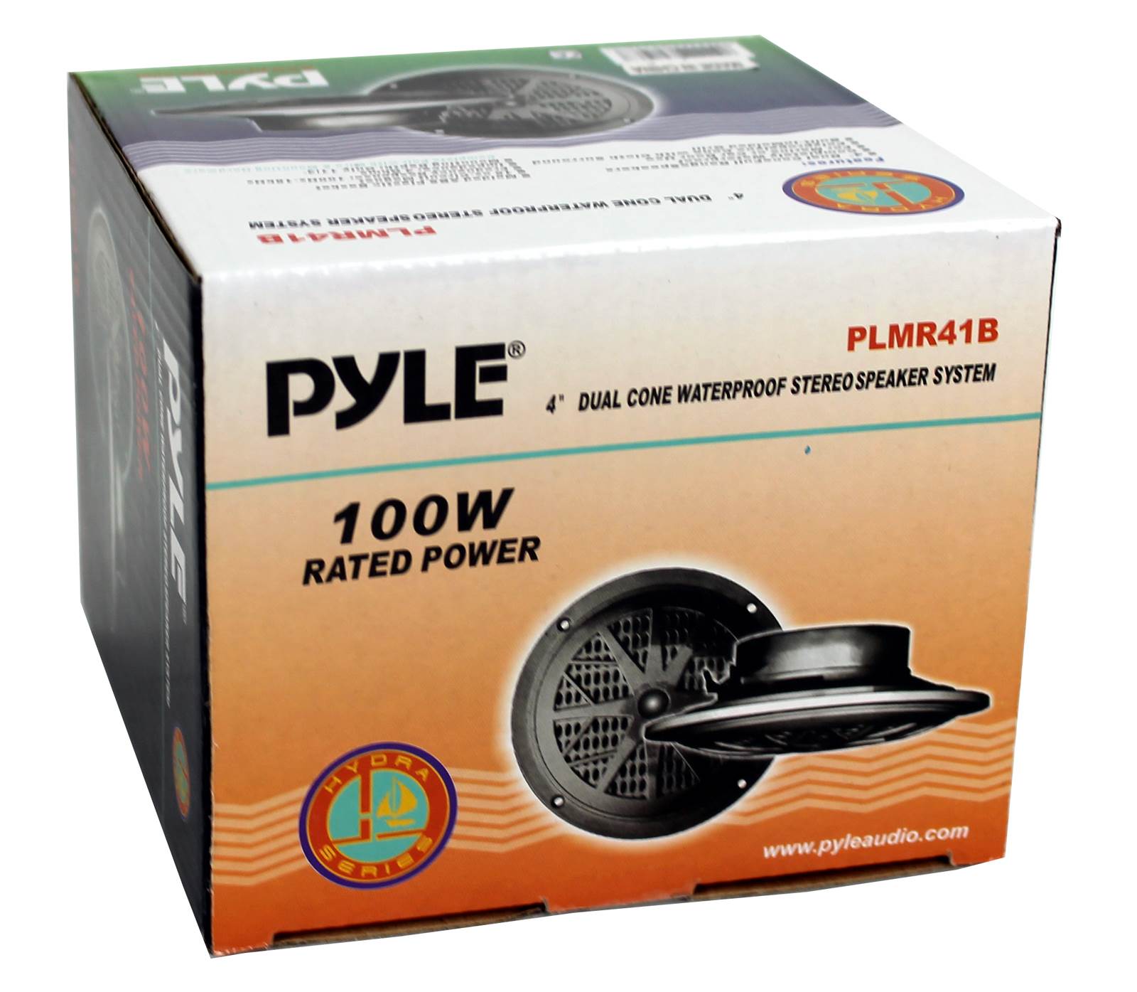 Pyle PLMR41B 4" 100W Dual Cone Waterproof Marine Boat Stereo Speakers PAIR - Smart-nests