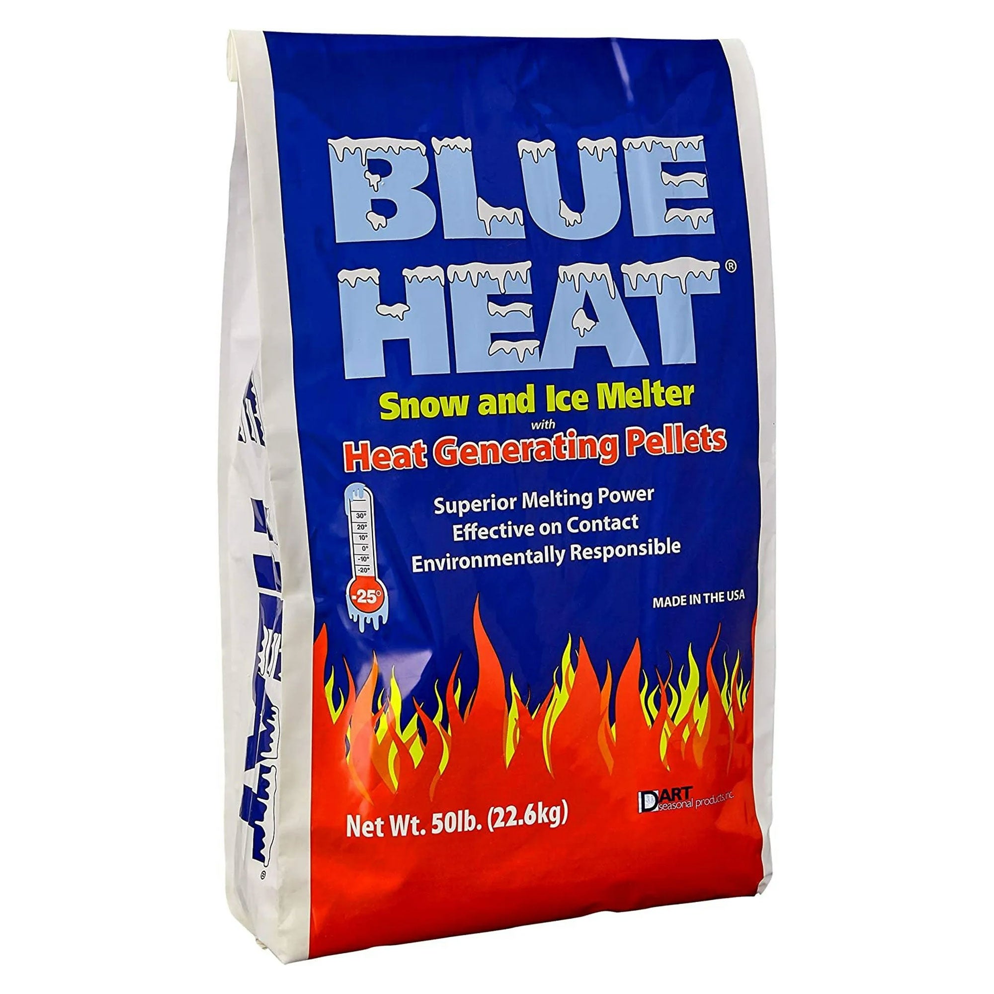 Snow Joe Blue Heat Snow & Ice Melter, Heat Pellet, Non-Staining, 20 lb, AZ-BH-20 - Smart-nests
