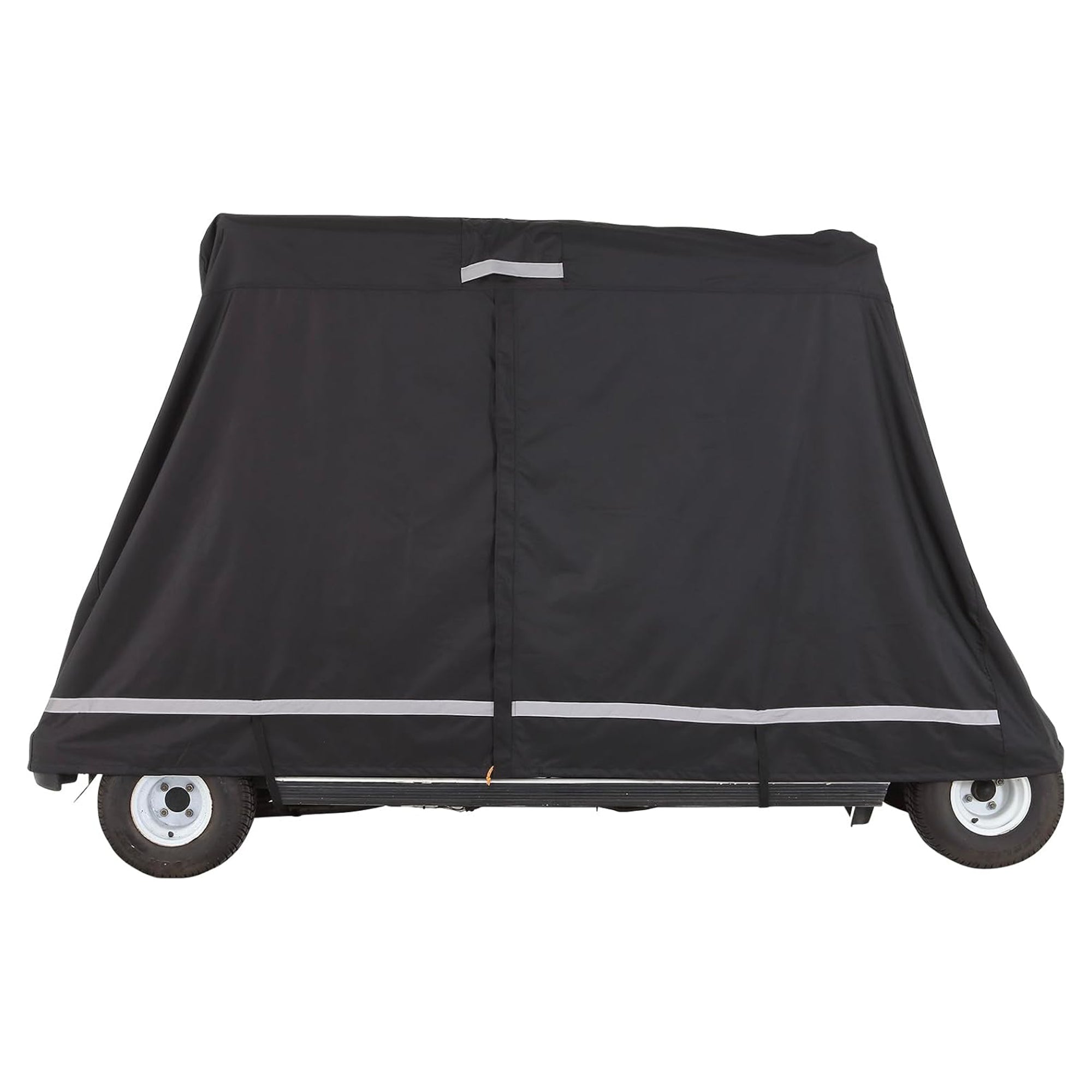 VEVOR Waterproof 4-Passenger Golf Cart Cover, Rain Enclosure w/ Carry Bag, Black - Smart-nests
