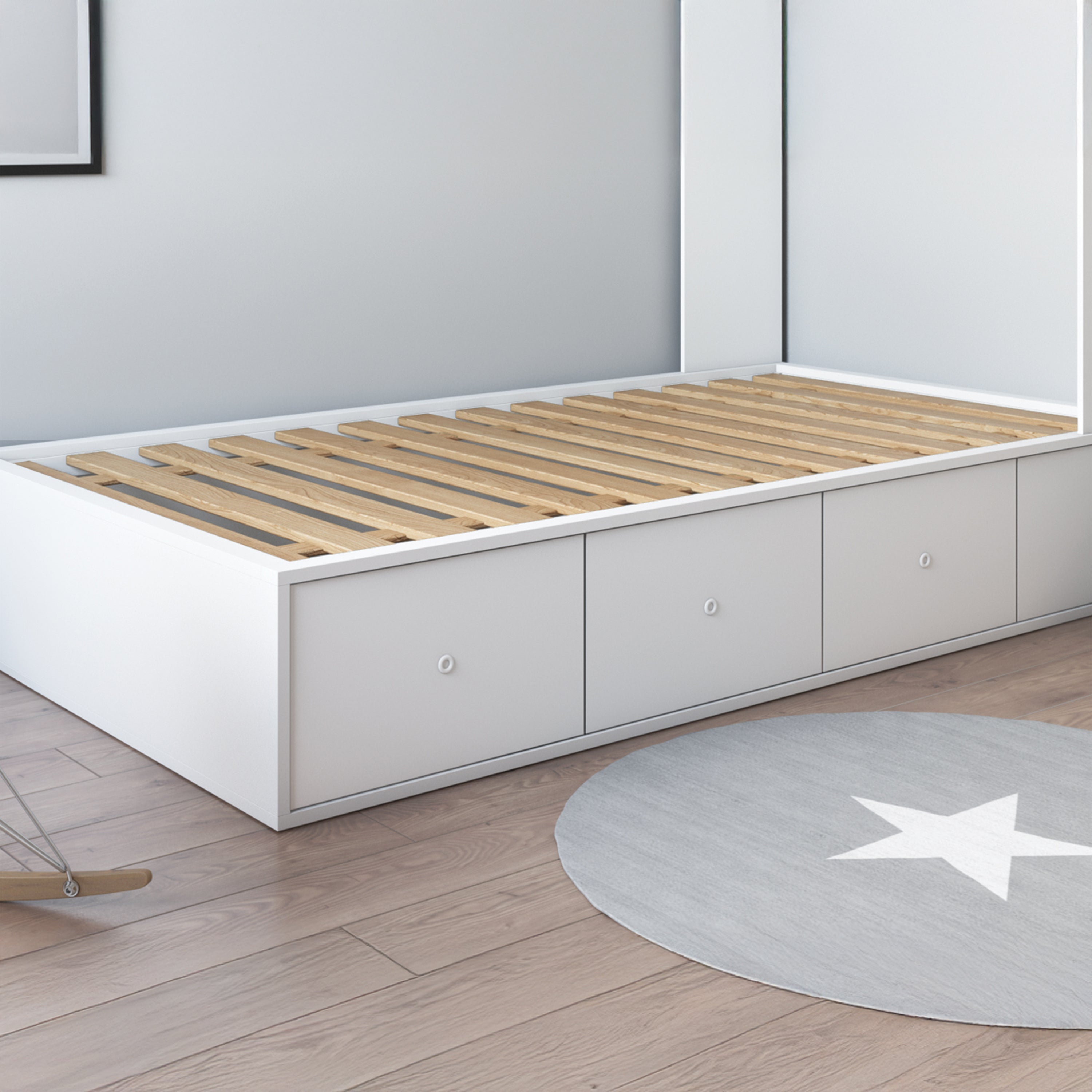 Hercules Xtreme Heavy-Duty Solid Pine Wood Bed Slats Bunkie Board, Full Size - Smart-nests