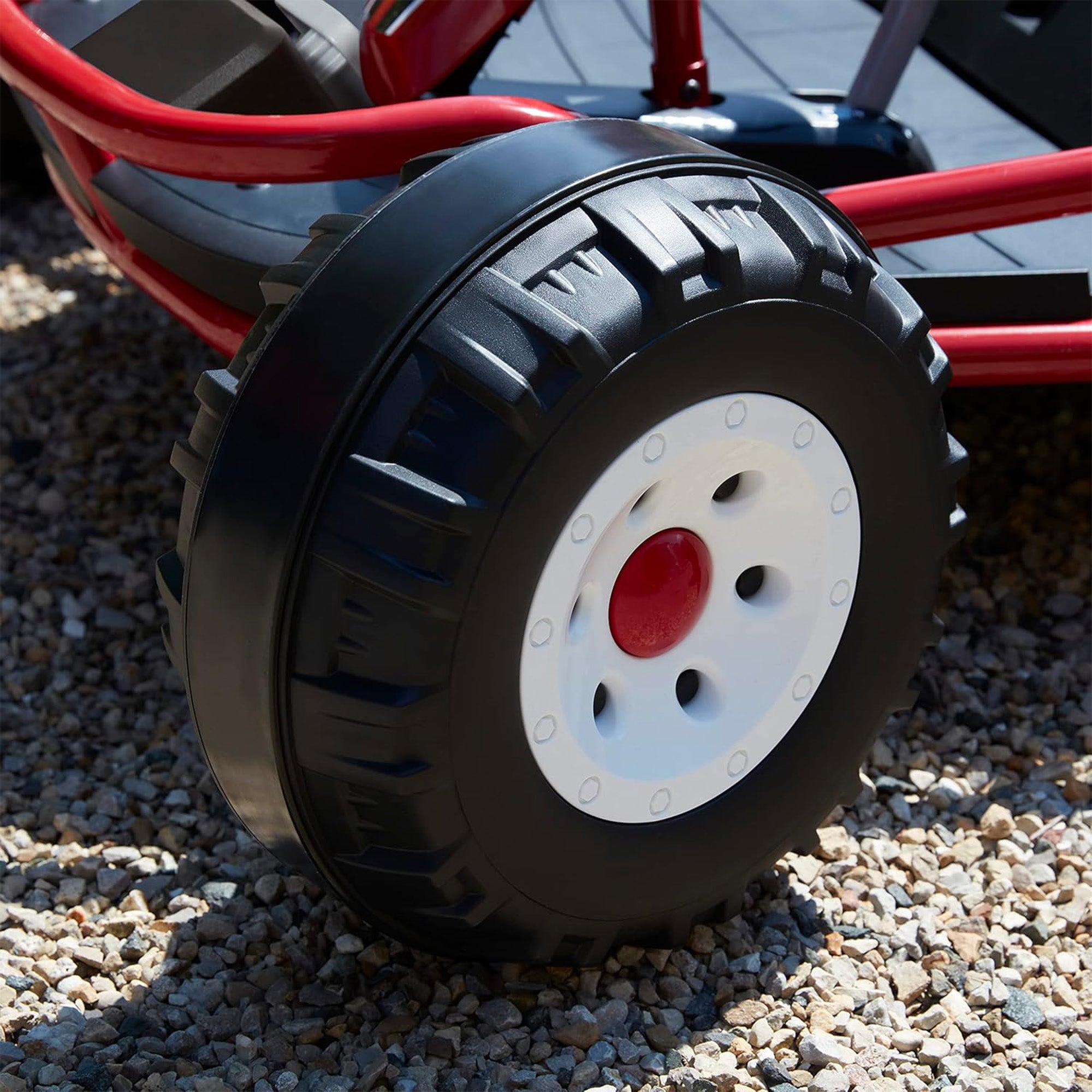 Radio Flyer Ultimate 24 Volt Electric Go-Kart for Kids Ages 3-8, 2-Seater, Red - Smart-nests