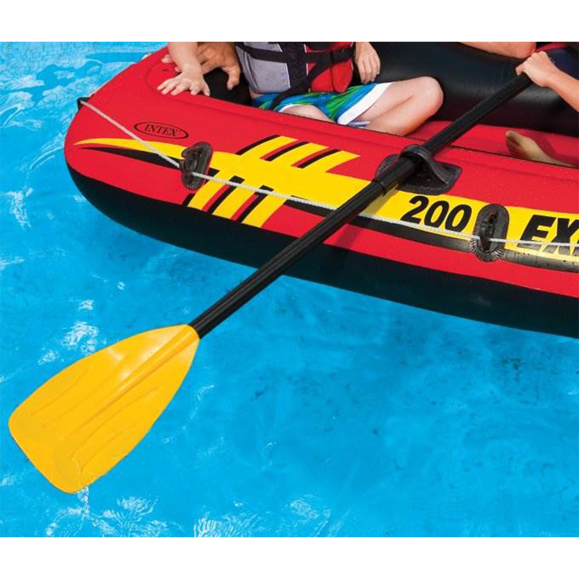 Intex Set of 48" Paddles Plastic Ribbed French Oars for Inflatable Boat (Pair) - Smart-nests