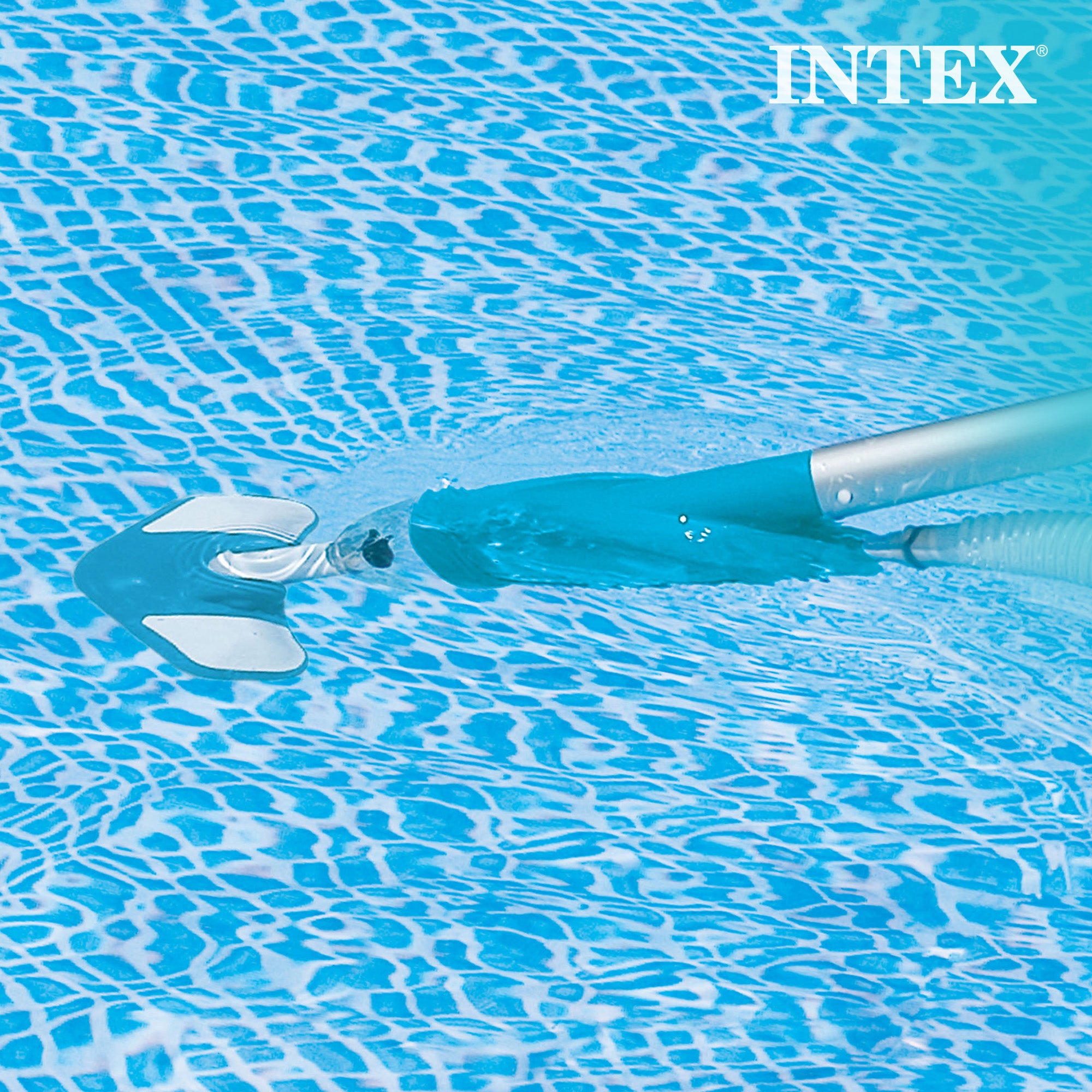 Intex Deluxe Pool Maintenance Kit w/ Vacuum for 800 GPH 28003E (Open Box) - Smart-nests
