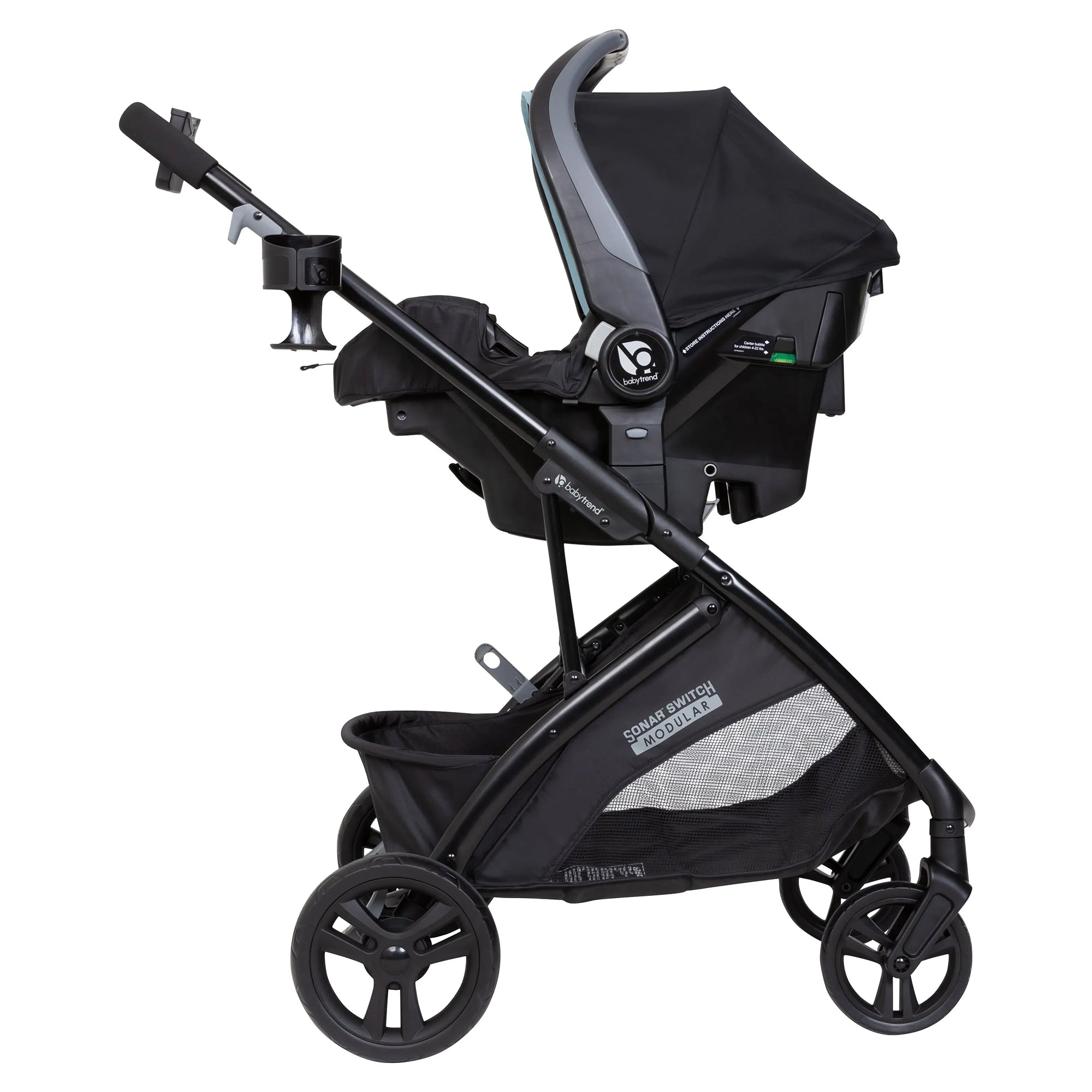 Baby Trend Modular Stroller Sonar Switch with Ally Infant Car Seat, Desert Blue - Smart-nests