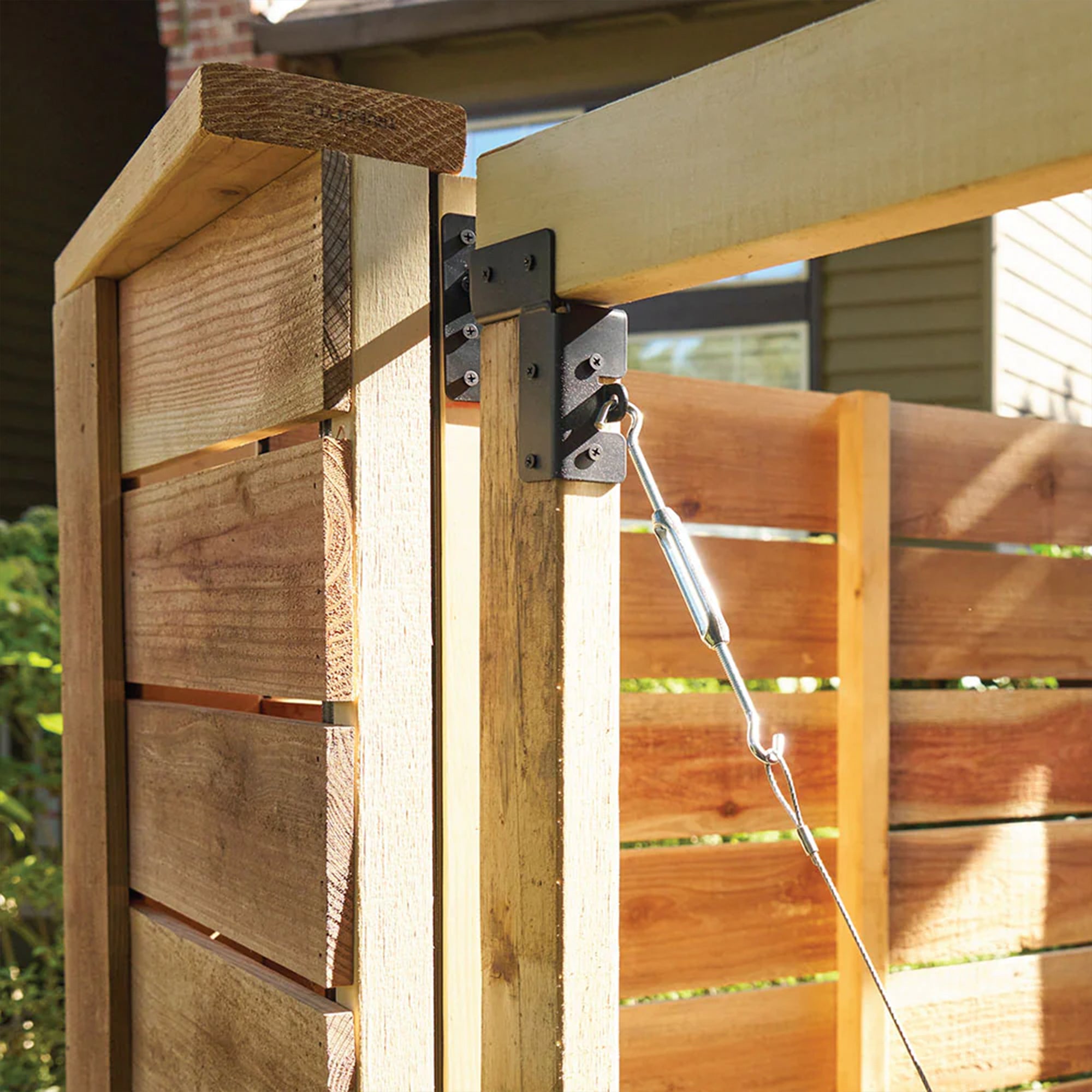 Adjust-A-Gate Unlimited Frameless Anti-Sag Gate Kit, Fits Openings Up to 72"x84" - Smart-nests