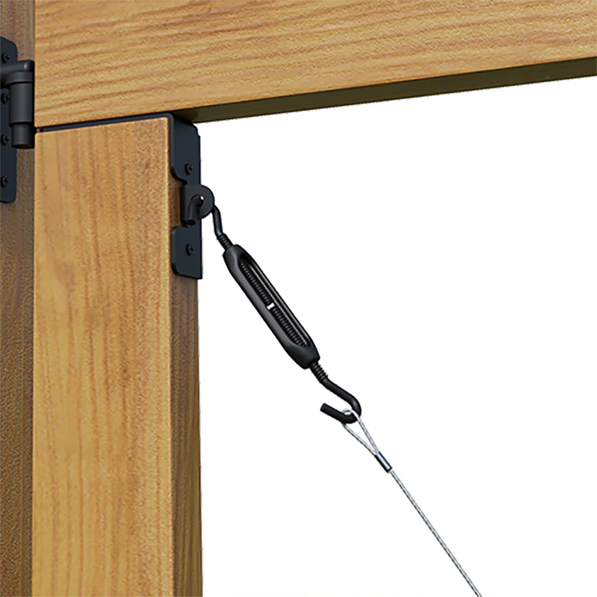 Adjust-A-Gate Unlimited Frameless Anti-Sag Gate Kit, Fits Openings Up to 72"x84" - Smart-nests