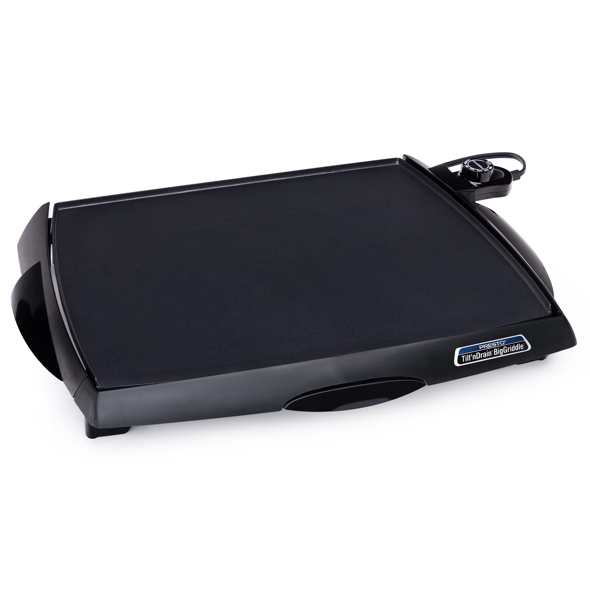 Presto Tilt 'n Drain Electric BigGriddle with Nonstick Ceramic Cooking Surface - Smart-nests