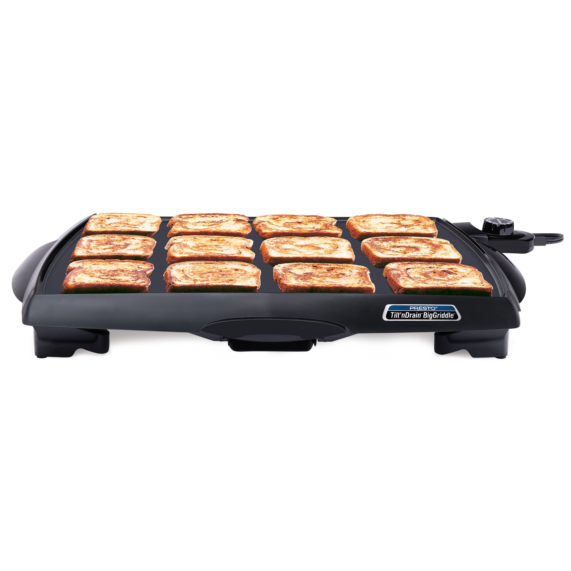 Presto Tilt 'n Drain Electric BigGriddle with Nonstick Ceramic Cooking Surface - Smart-nests
