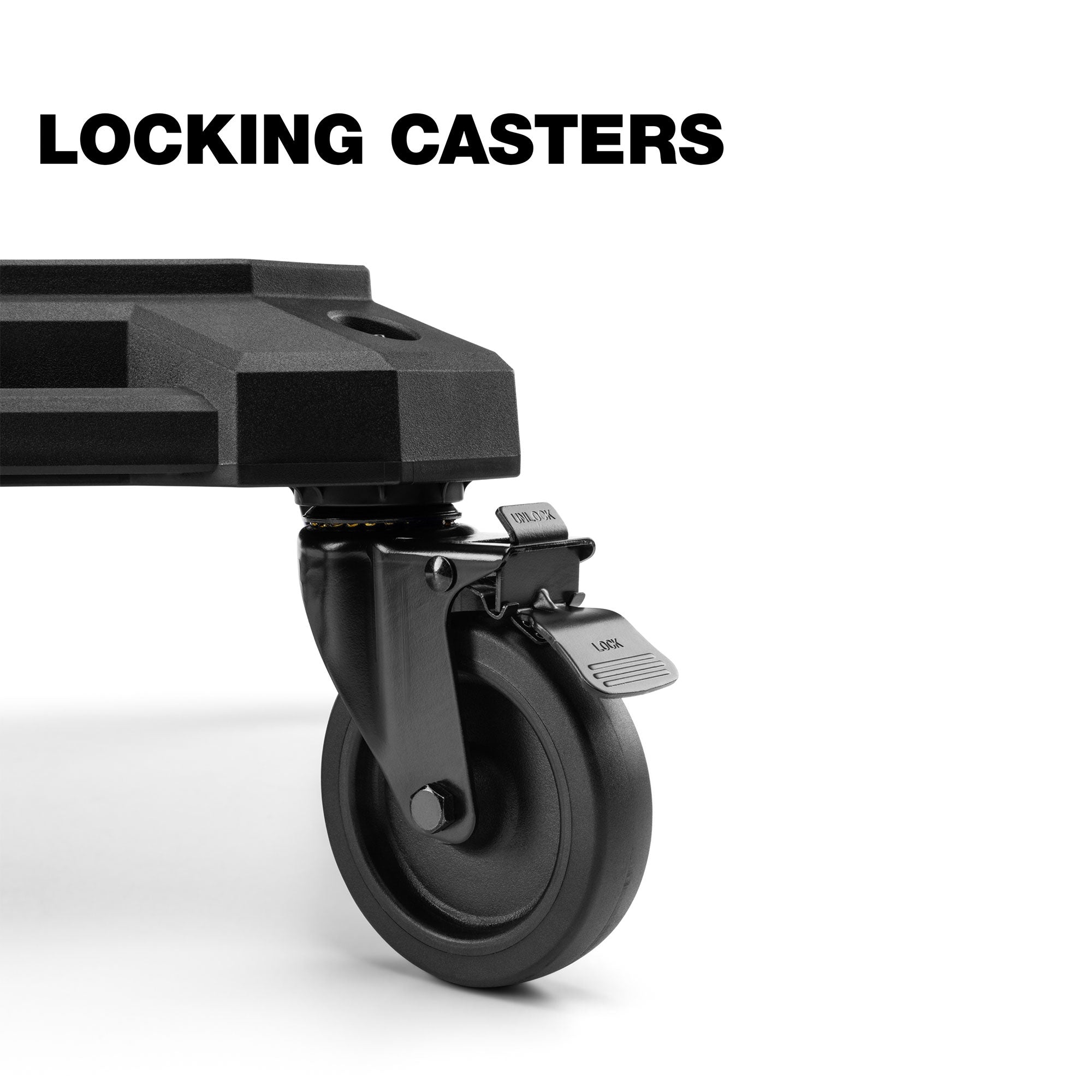 ToughBuilt 4-Wheel Cart, Rolling Dolly for StackTech Tool Boxes & Organizers - Smart-nests