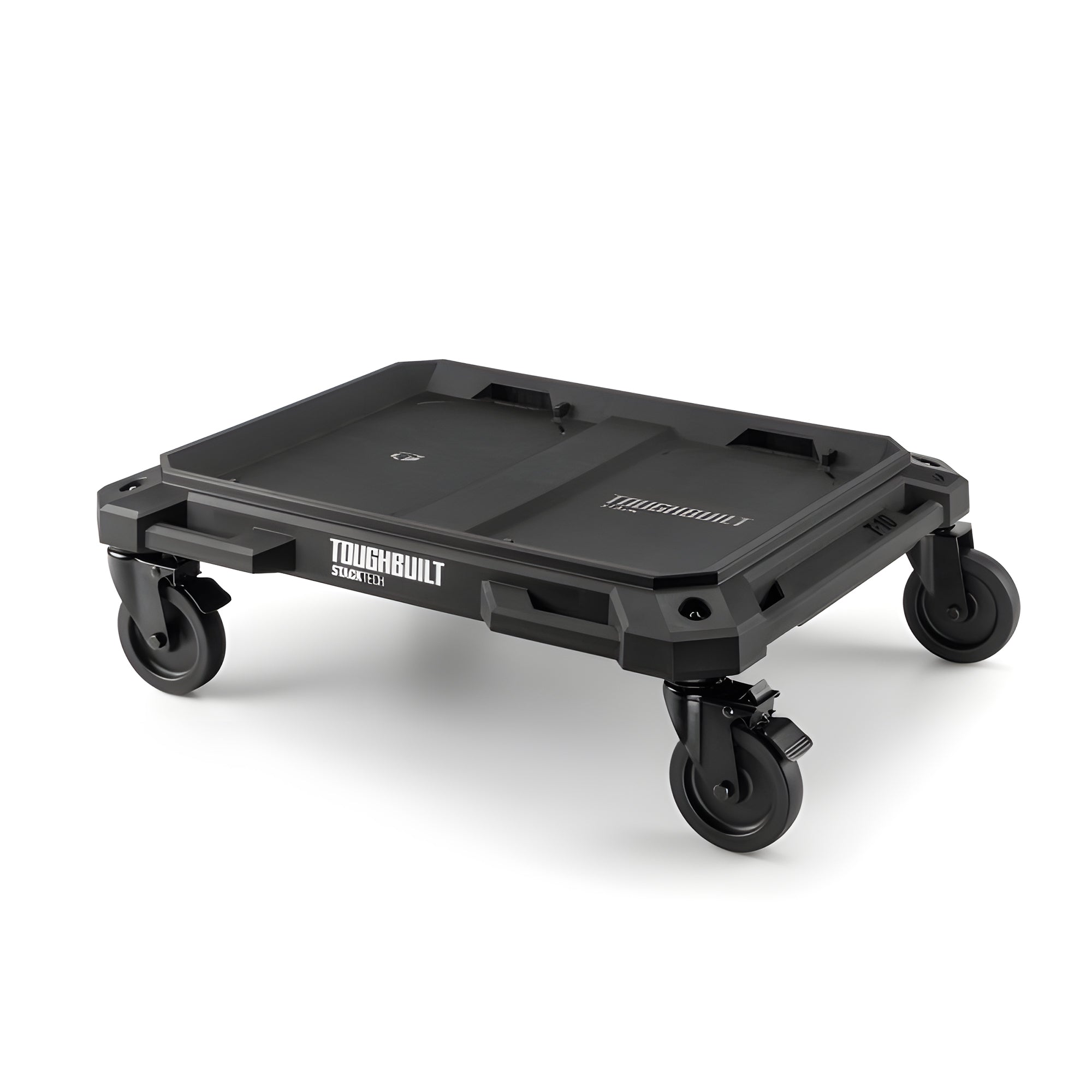 ToughBuilt 4-Wheel Cart, Rolling Dolly for StackTech Tool Boxes & Organizers - Smart-nests