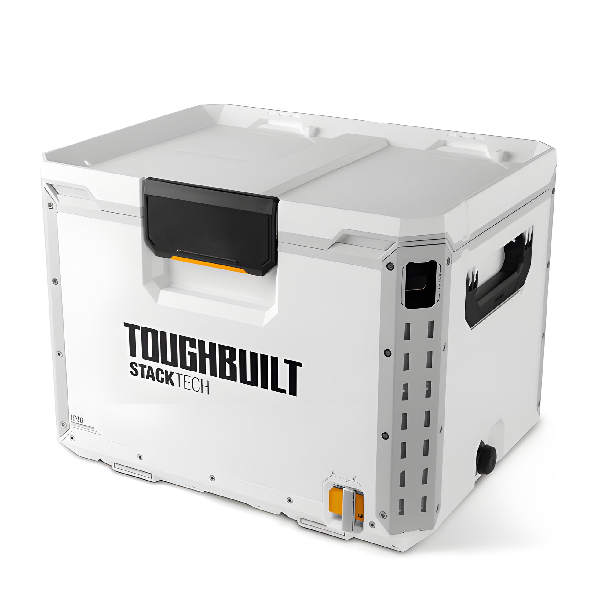 ToughBuilt StackTech XL Cooler, Stackable 38 Quart Hard Shell Ice Chest, White - Smart-nests