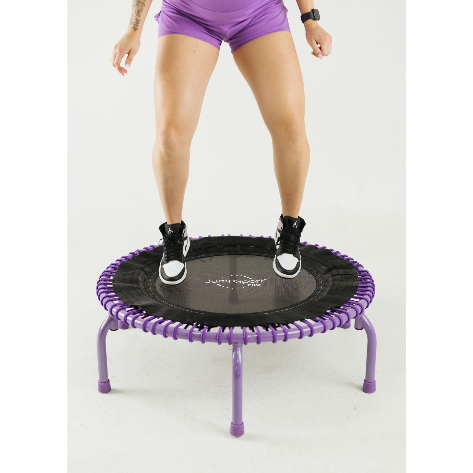 JumpSport 350 PRO Fitness Trampoline, Cardio Workout Equipment, 39 Inch, Inspire - Smart-nests