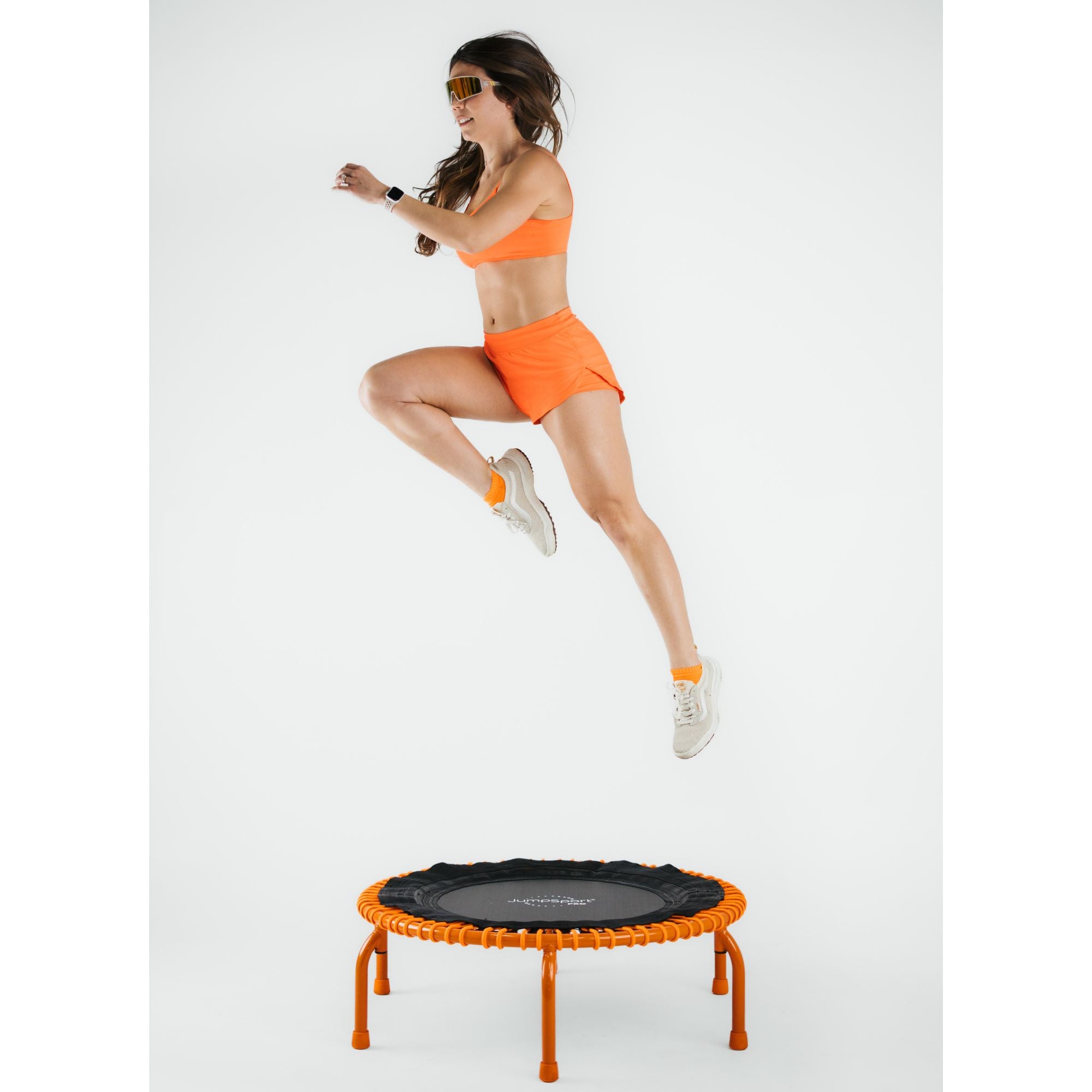 JumpSport 350 PRO Fitness Trampoline, Cardio Workout Equipment, 39 Inch, Energize - Smart-nests