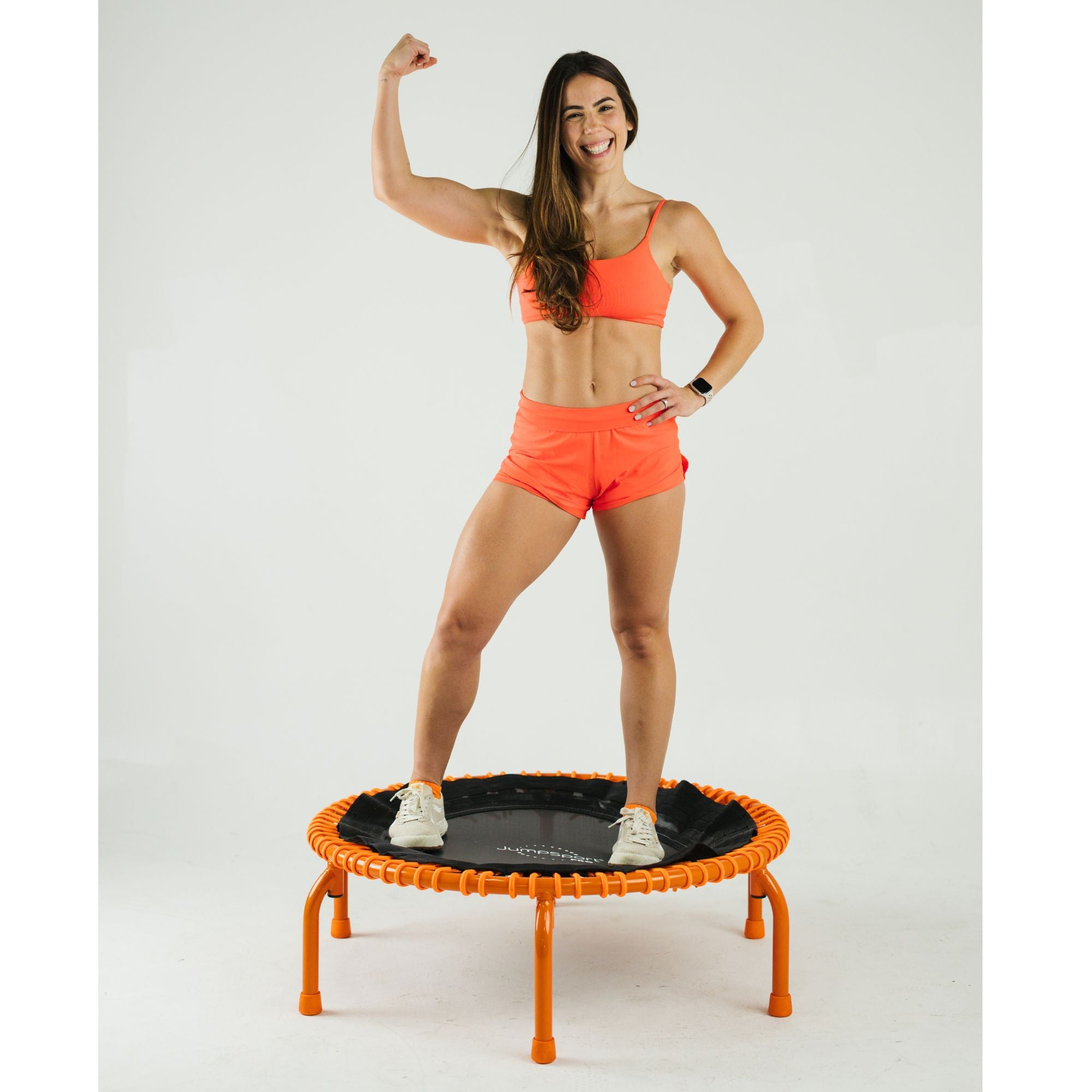 JumpSport 350 PRO Fitness Trampoline, Cardio Workout Equipment, 39 Inch, Energize - Smart-nests