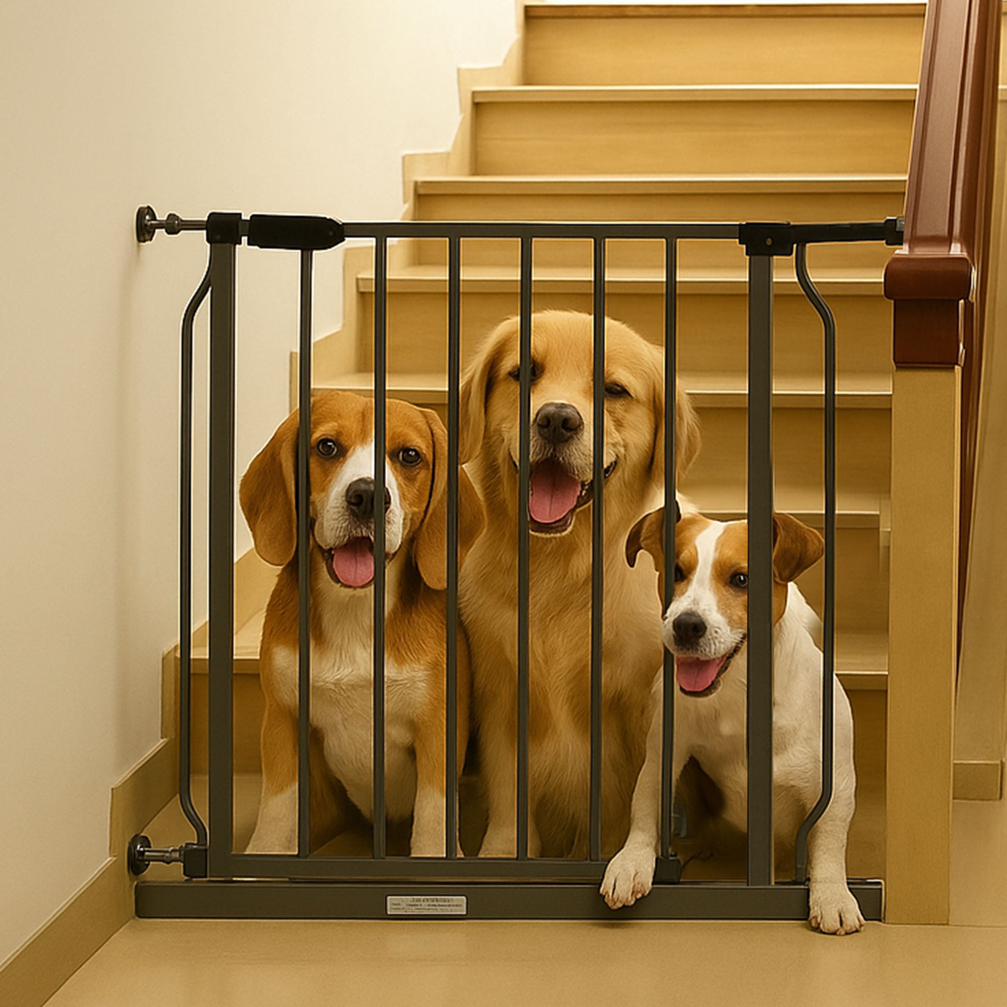 BalanceFrom Walk Thru Safety Gate, Baby & Pet, Doorways, Hallways, 30”, Graphite - Smart-nests