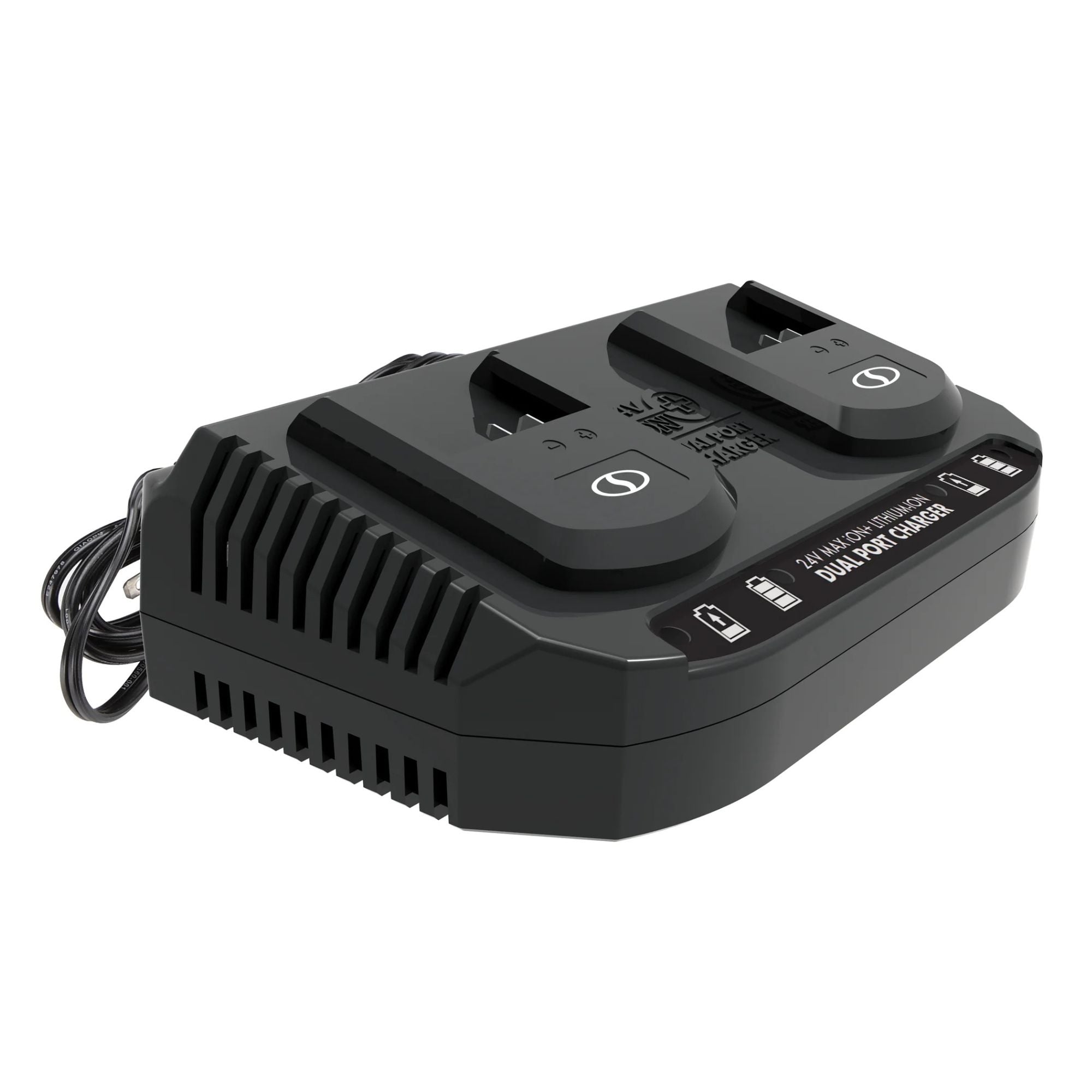 Snow Joe 24V IONMAX Dual Port Quick Charge Docking Station Charger, 24VCHRG-DPC - Smart-nests