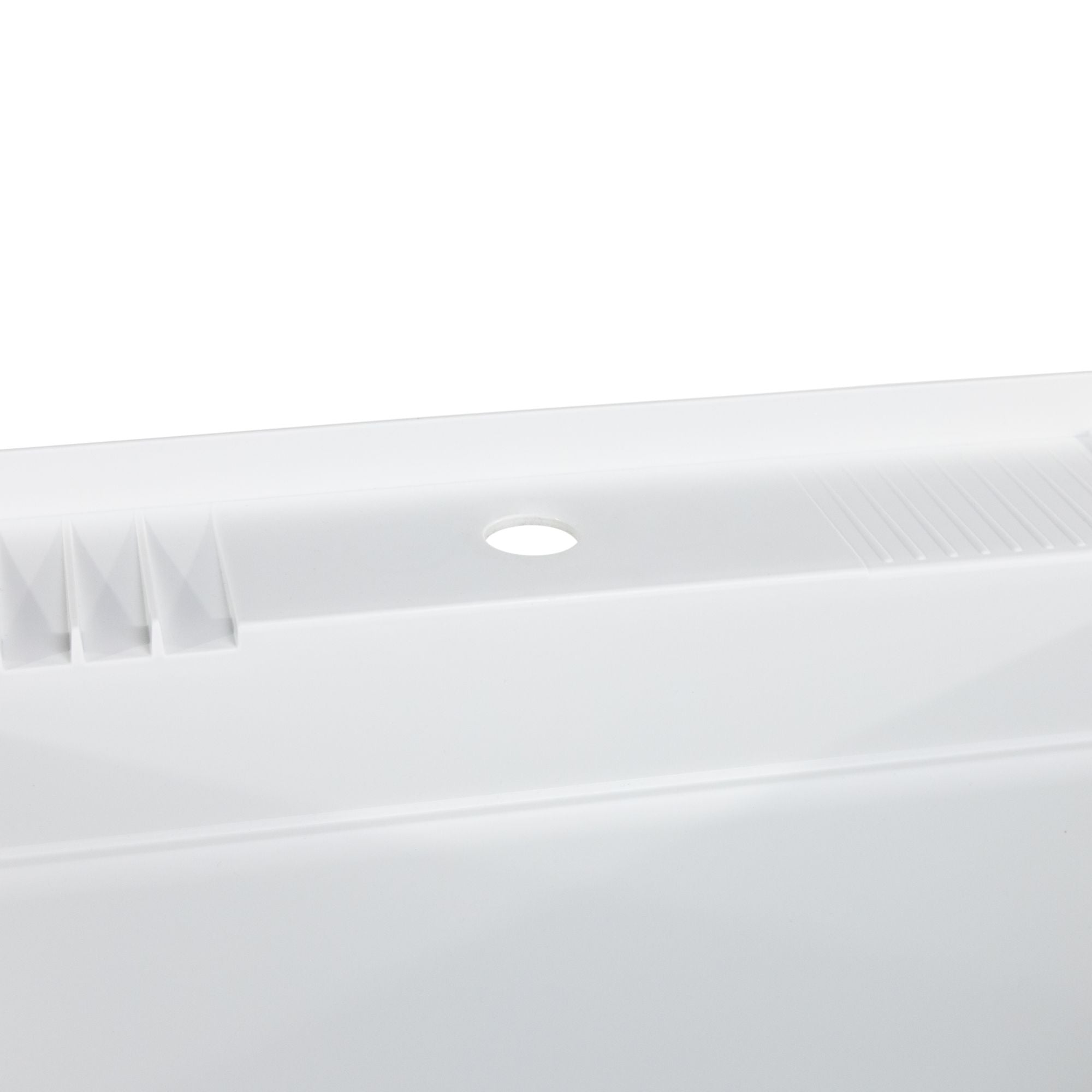 Utility Sink Heavy Duty Freestanding Utility Tub Sink, 24 x 24 Inches, White - Smart-nests