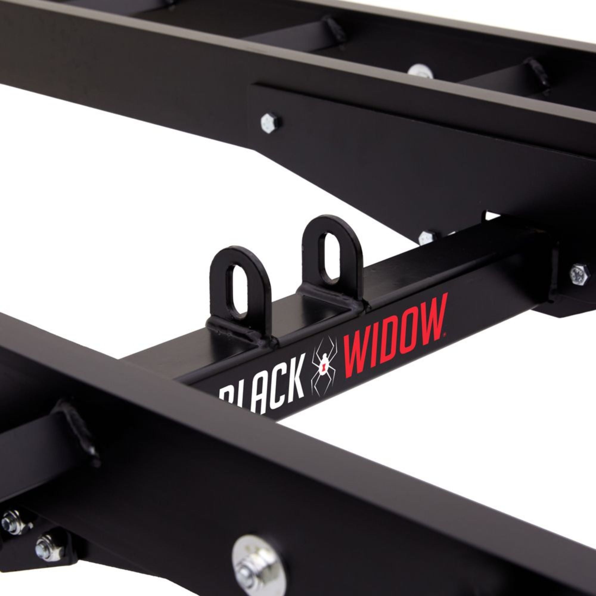 Black Widow Pro Double Dirt Bike Carrier with Ramp for 2" Hitch, 600 lb Capacity
