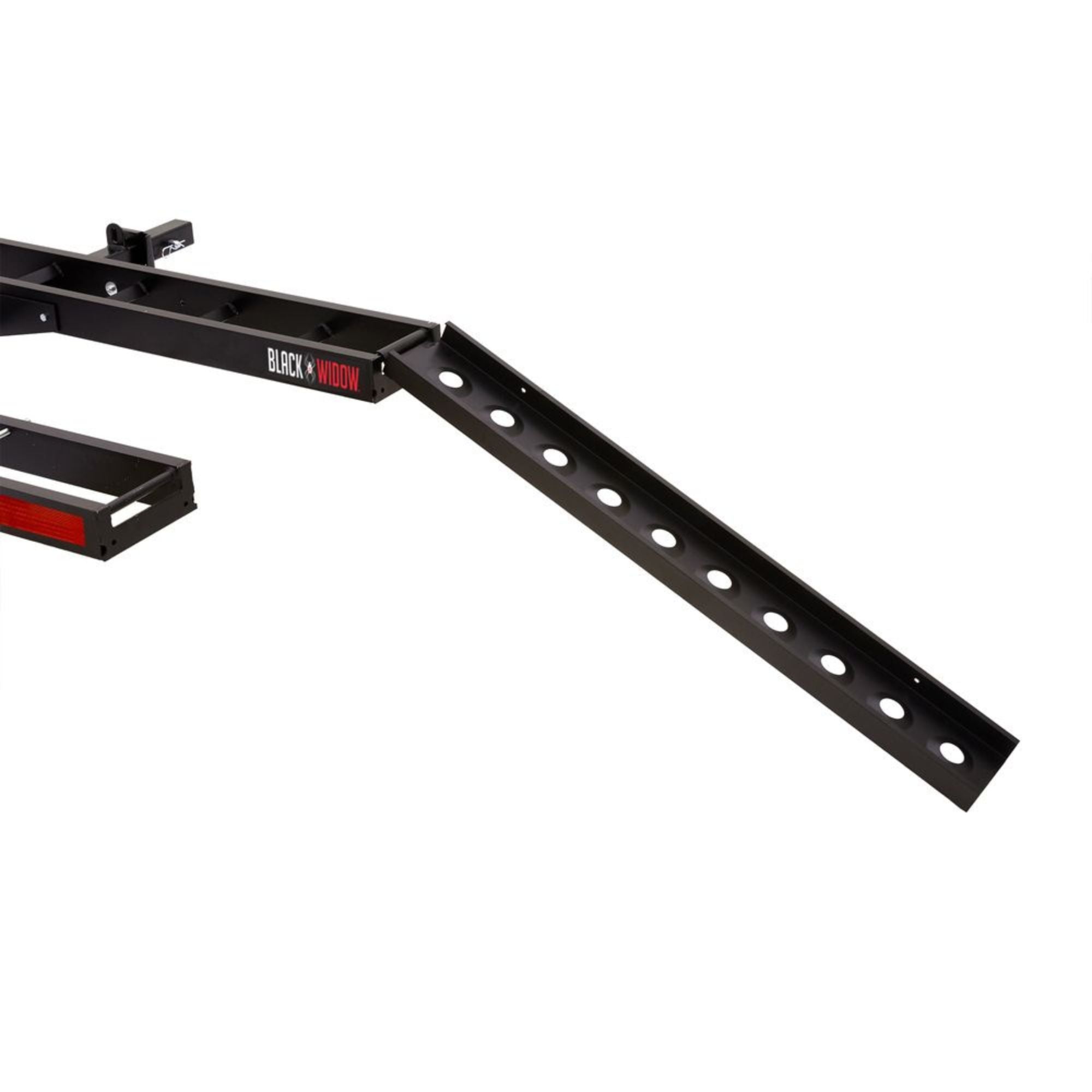 Black Widow Pro Double Dirt Bike Carrier with Ramp for 2" Hitch, 600 lb Capacity