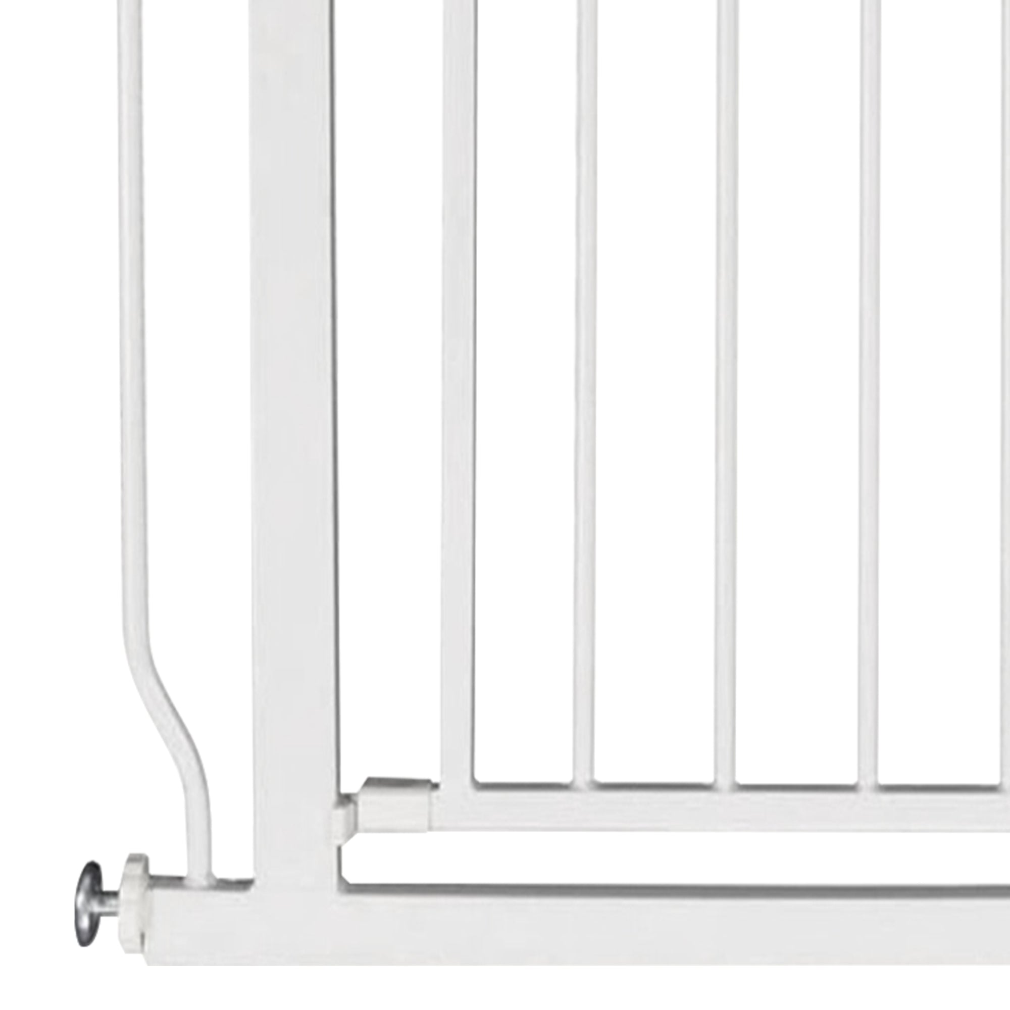 BalanceFrom Walk Thru Safety Gate, Fits 29.1-33.8" Openings, 36” Tall, White - Smart-nests