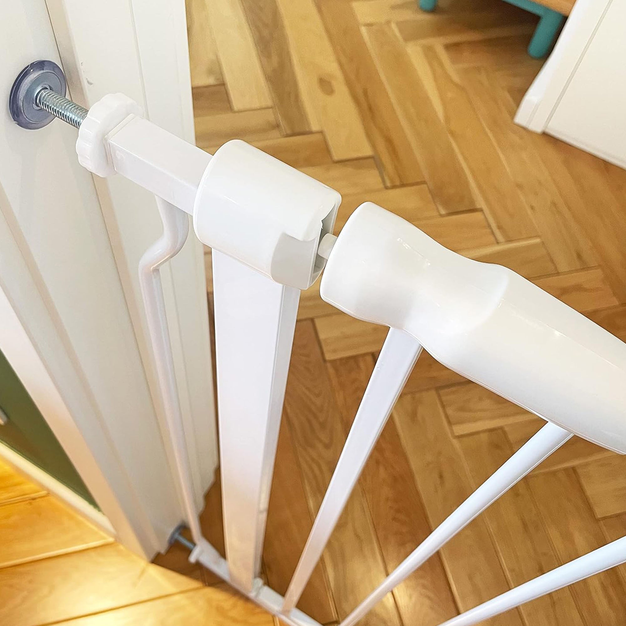 BalanceFrom Walk Thru Safety Gate, Fits 29.1-33.8" Openings, 36” Tall, White - Smart-nests