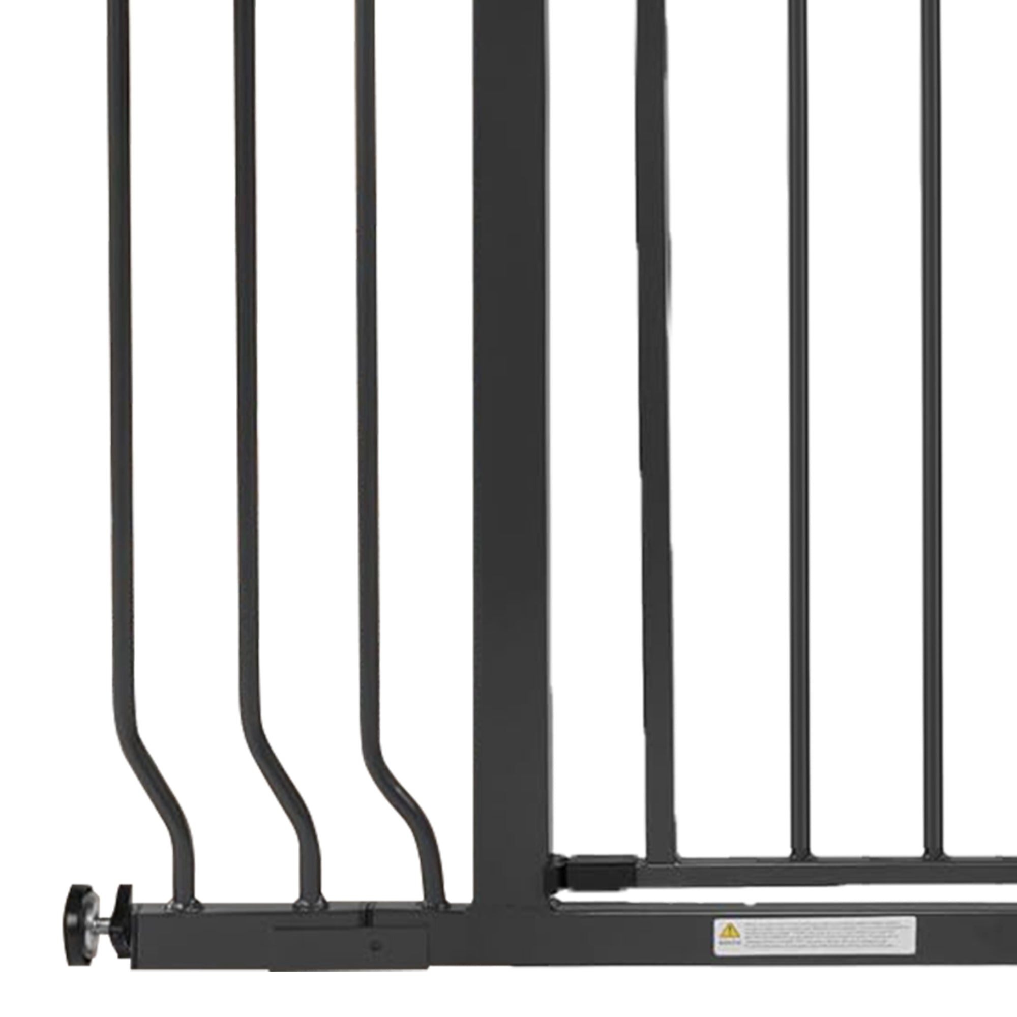BalanceFrom Walk Thru Safety Gate, Fits 29.1-43.3" Openings, 36” Tall, Graphite - Smart-nests