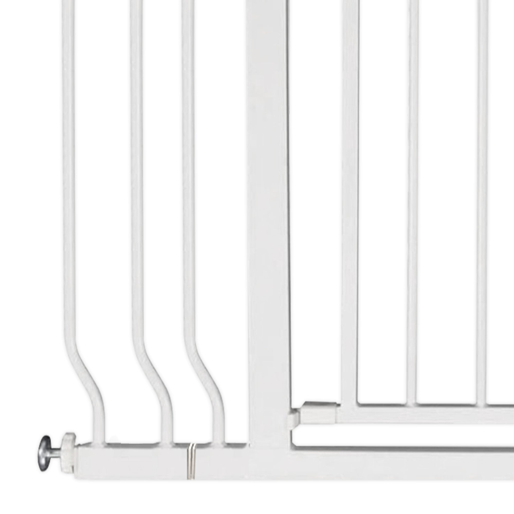 BalanceFrom Walk Thru Safety Gate, Fits 29.1-43.3" Openings, 36” Tall, White - Smart-nests