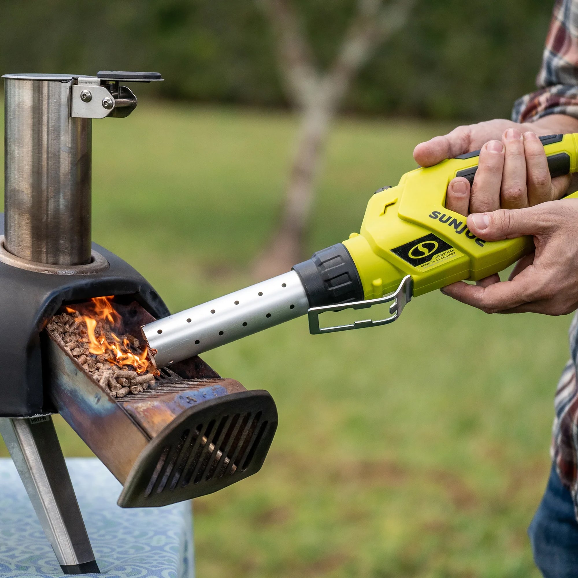 Sun Joe 24V Cordless Electric Fire Starter for Charcoal BBQ Grills, 24V-BBQ-LTE - Smart-nests