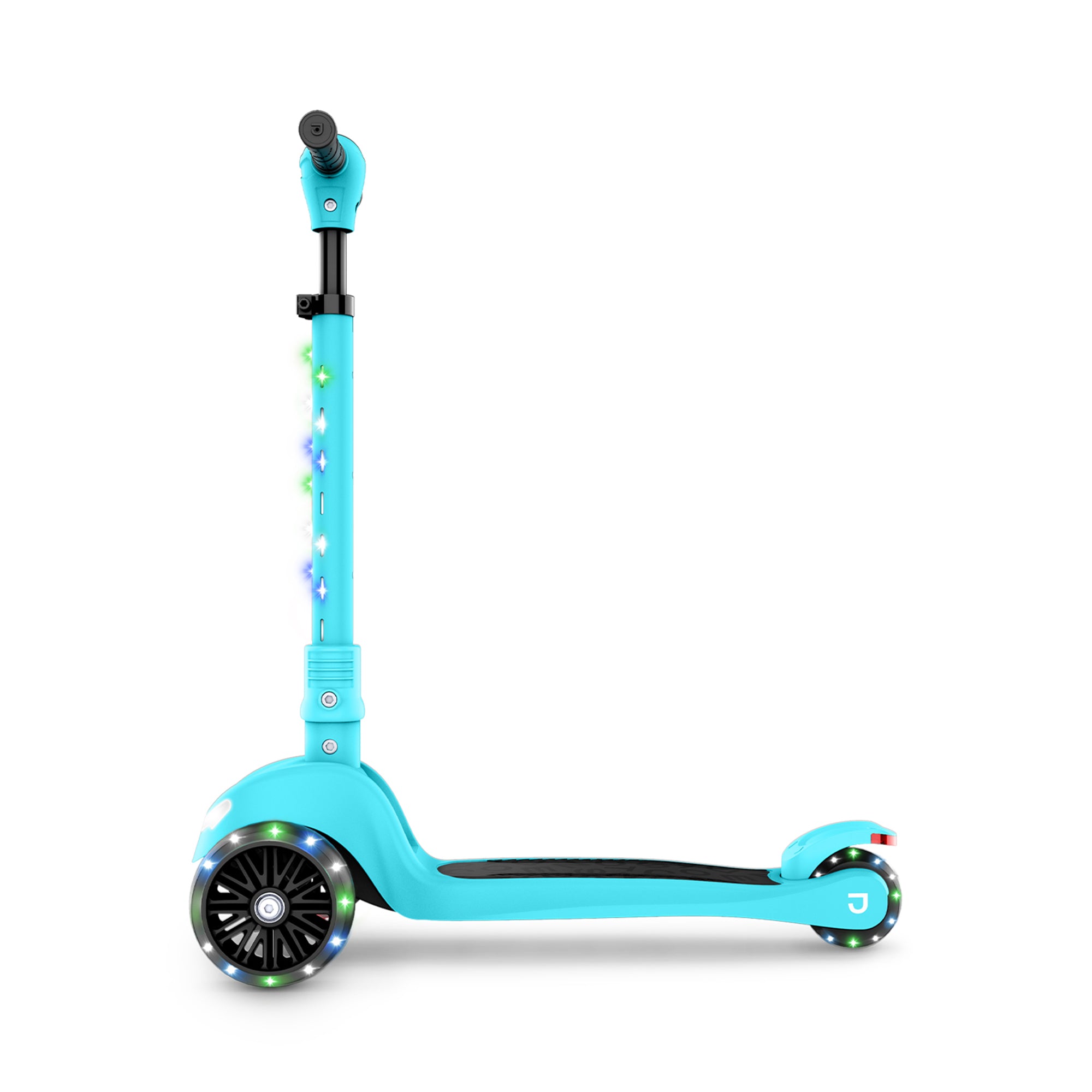 Jetson Jupiter Mini 3 Wheel Light-Up Kick Scooter, Adjustable Handlebar, Blue - Smart-nests
